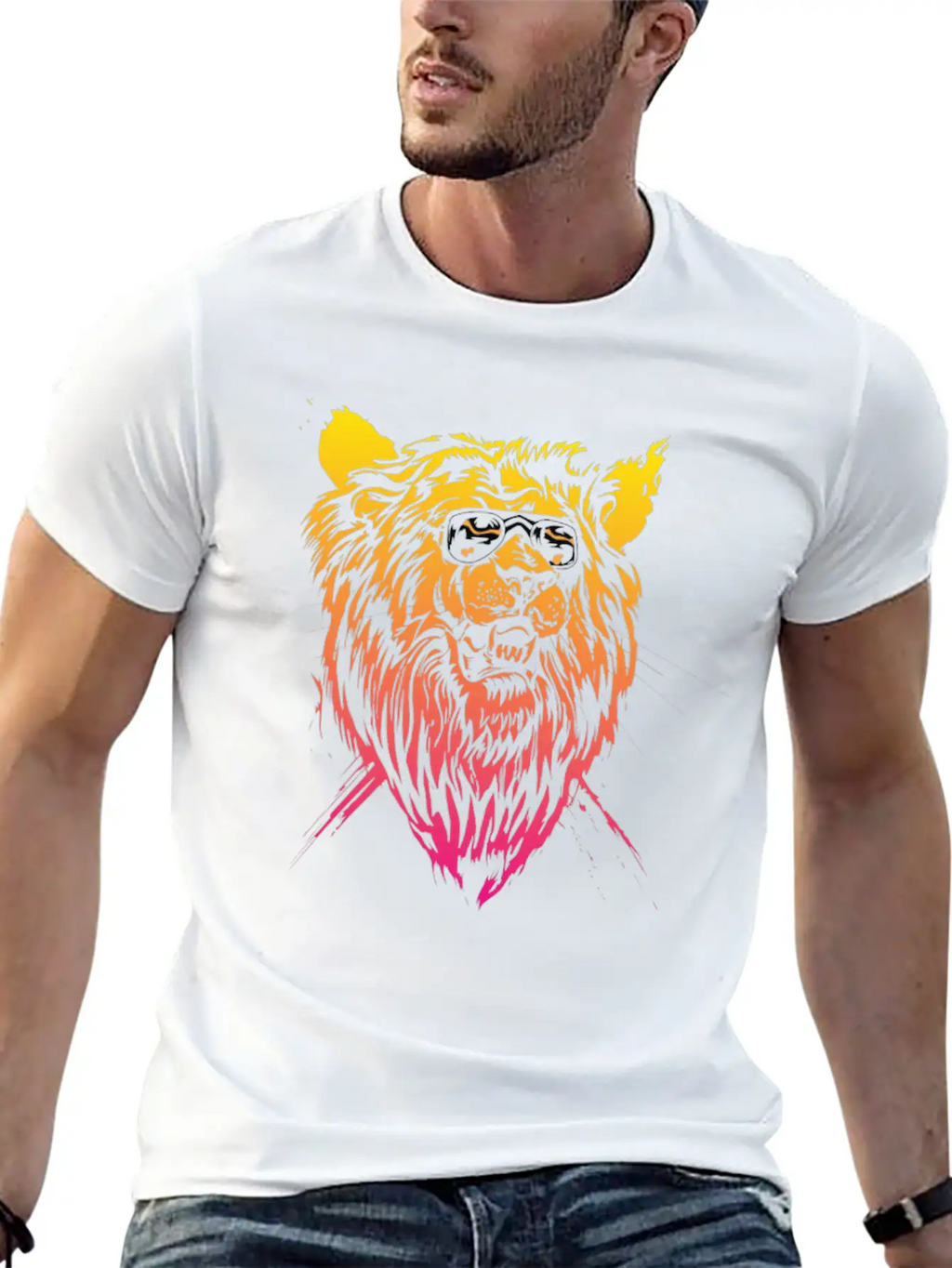 Lion Spirit Relaxed Everyday Tee – Lightweight And Durable Cotton