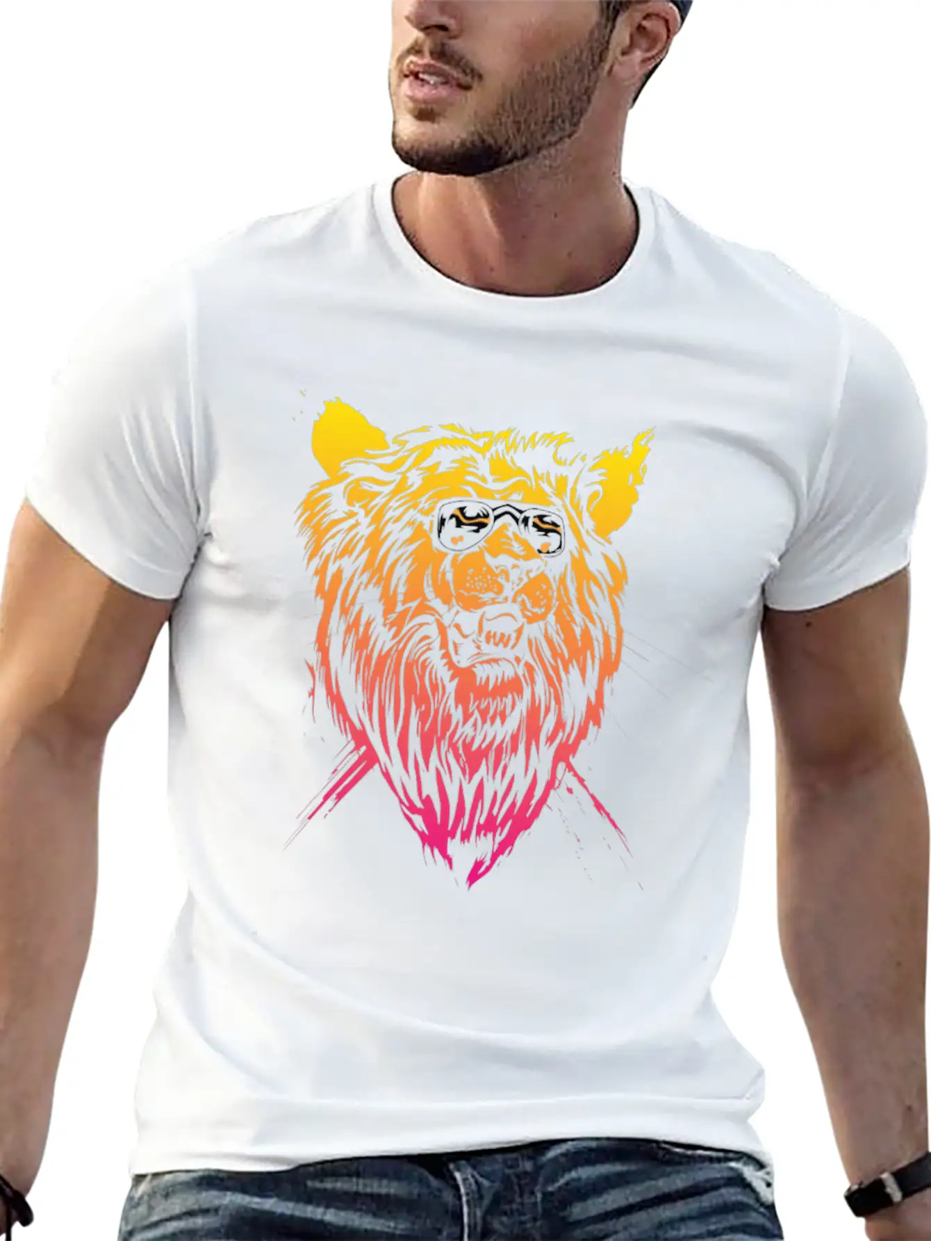 Lion Spirit Relaxed Everyday Tee – Lightweight And Durable Cotton