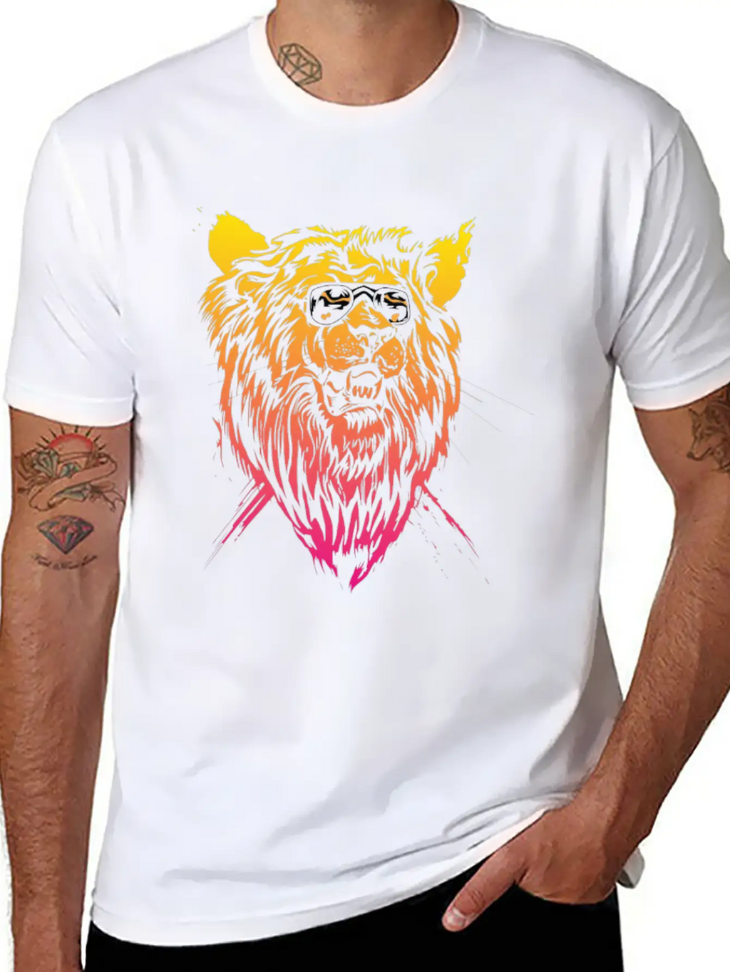 Lion Spirit Relaxed Everyday Tee – Lightweight And Durable Cotton