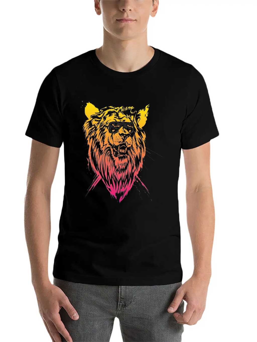 Lion Spirit Relaxed Everyday Tee – Lightweight And Durable Cotton