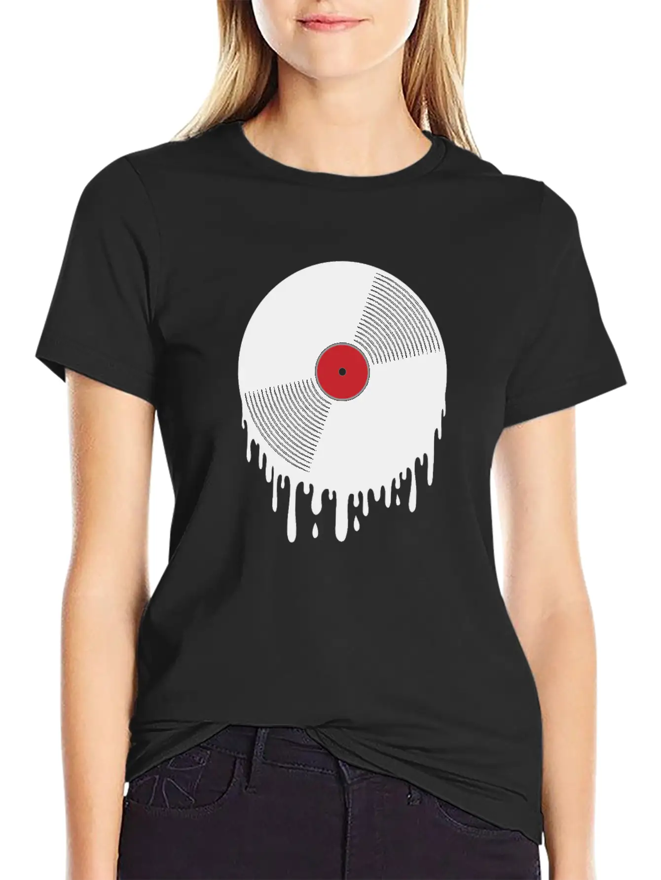 Liquid Record Vinyl Music Song Timeless Short Sleeve Tee – Comfy And Minimalist Design