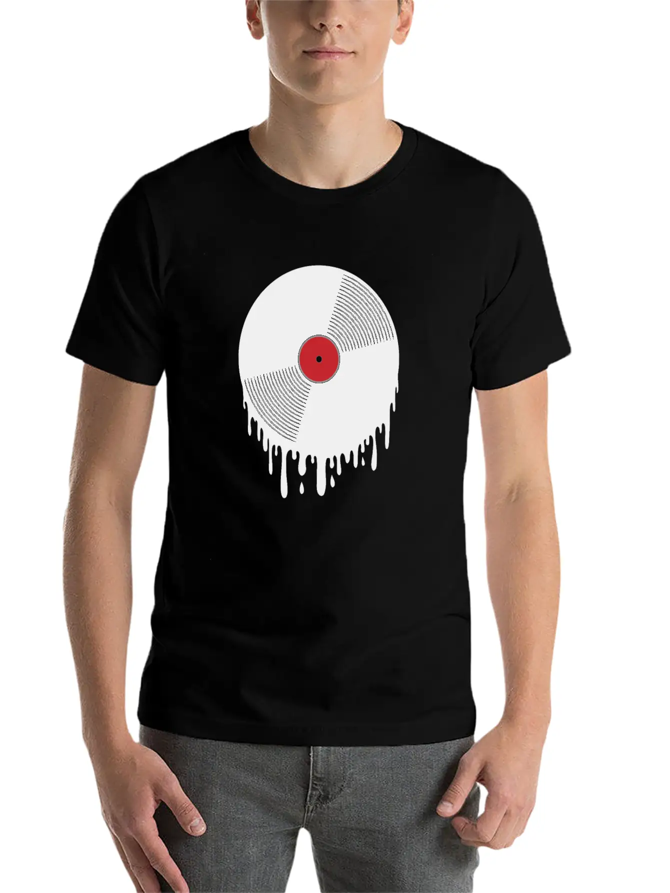 Liquid Record Vinyl Music Song Timeless Short Sleeve Tee – Comfy And Minimalist Design