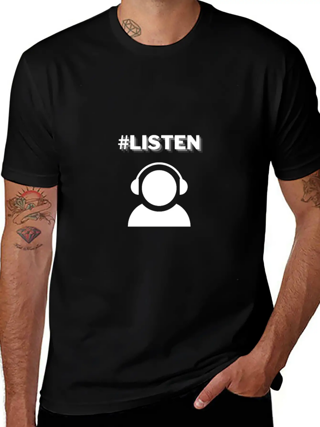 Listen To Music And Enjoy Live With The Beat Of It Breathable Soft Cotton T-Shirt – Timeless Casual Look