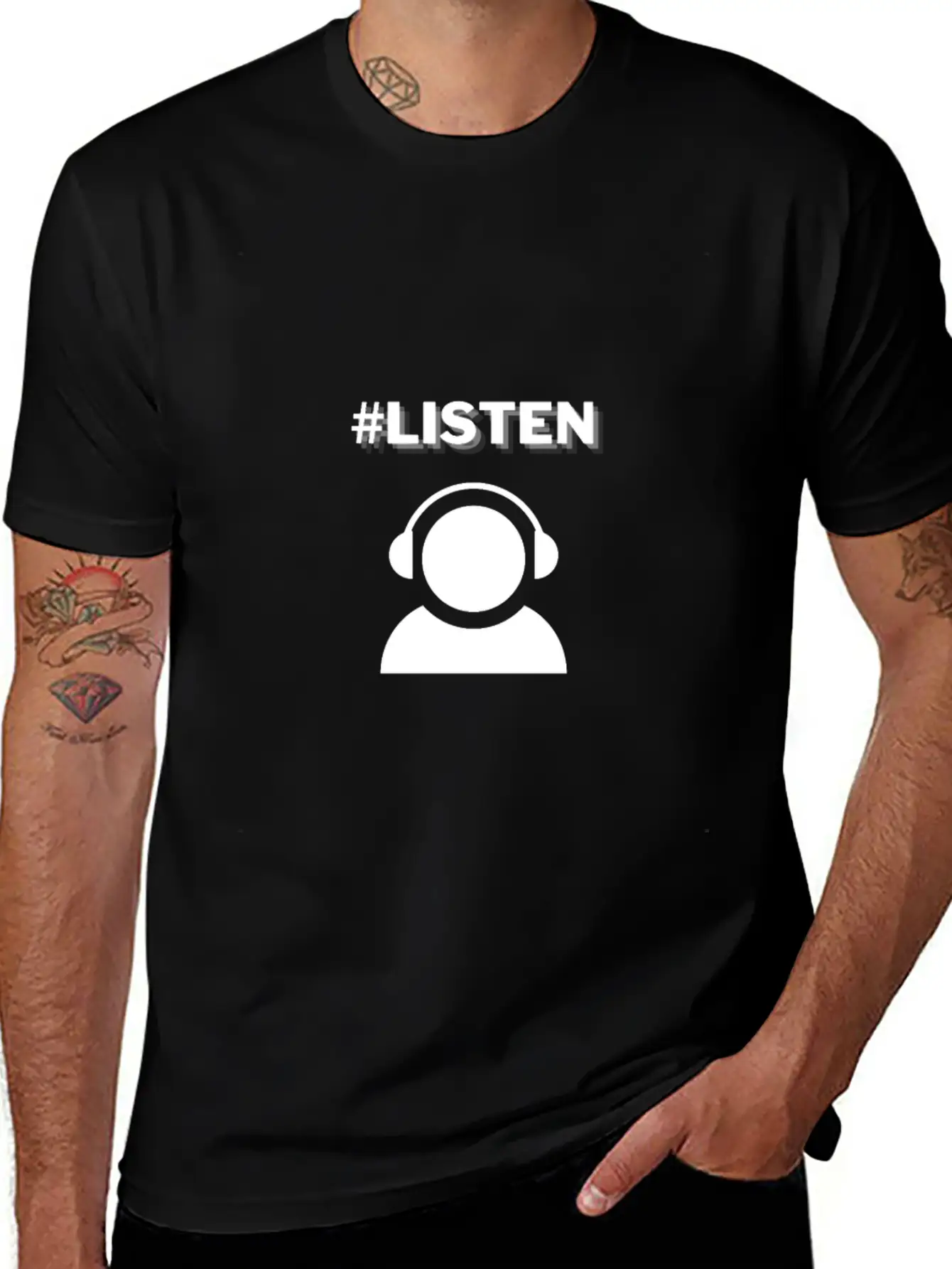 Listen To Music And Enjoy Live With The Beat Of It Breathable Soft Cotton T-Shirt – Timeless Casual Look