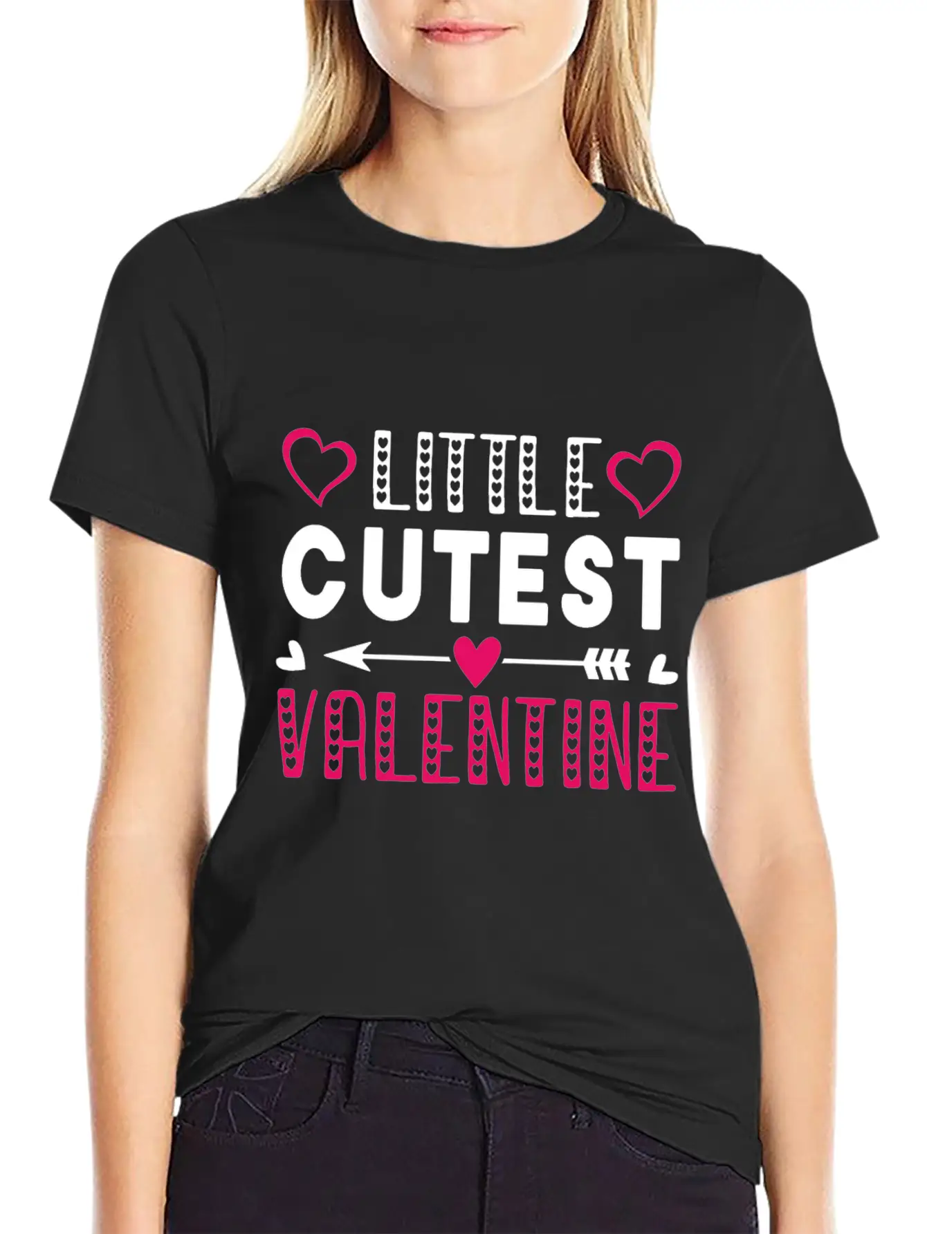 Litte Cutest Valentine Design Stylish Everyday T-Shirt – Unisex Basic Cotton Tee