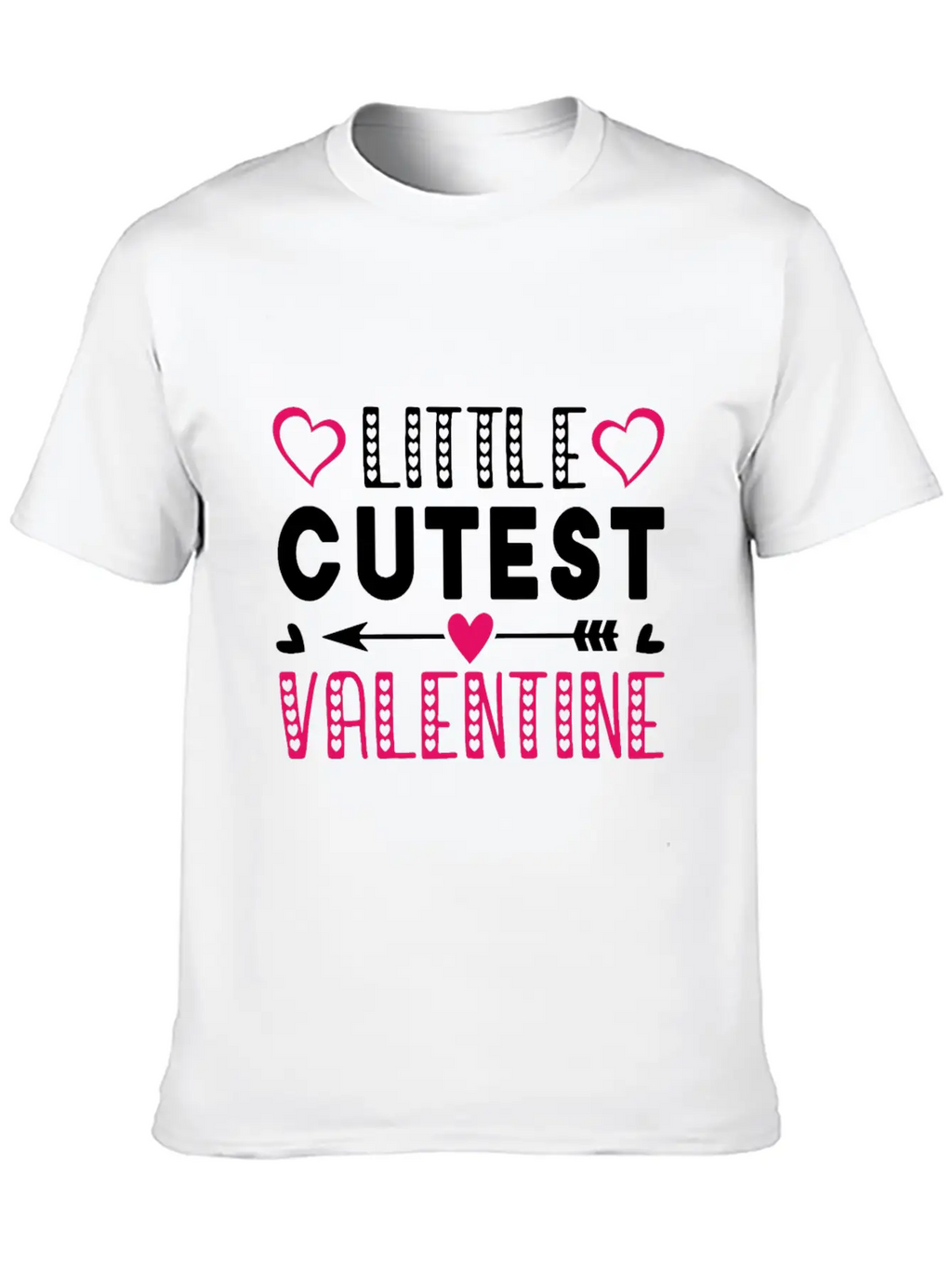 Litte Cutest Valentine Design Stylish Everyday T-Shirt – Unisex Basic Cotton Tee