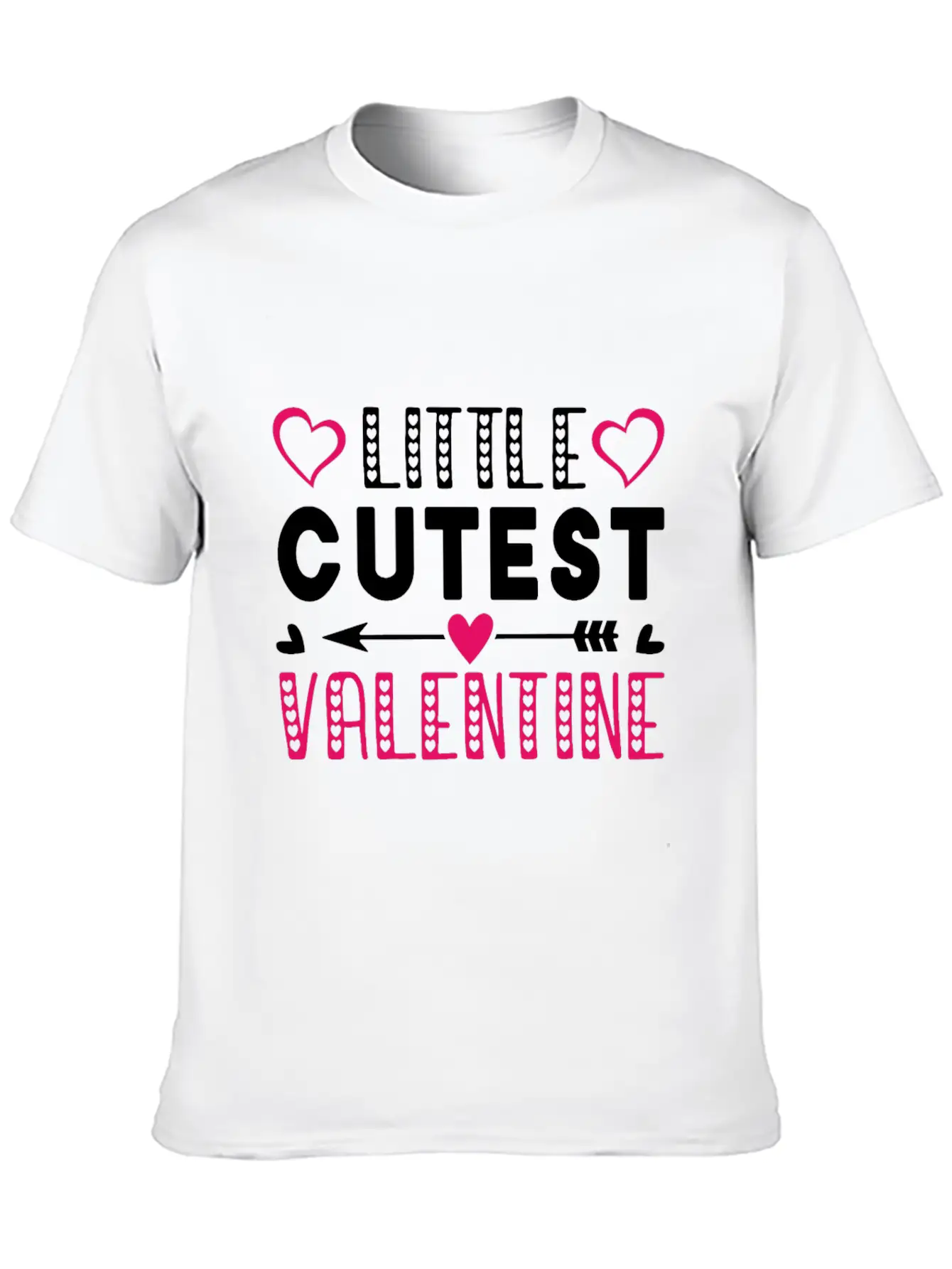 Litte Cutest Valentine Design Stylish Everyday T-Shirt – Unisex Basic Cotton Tee