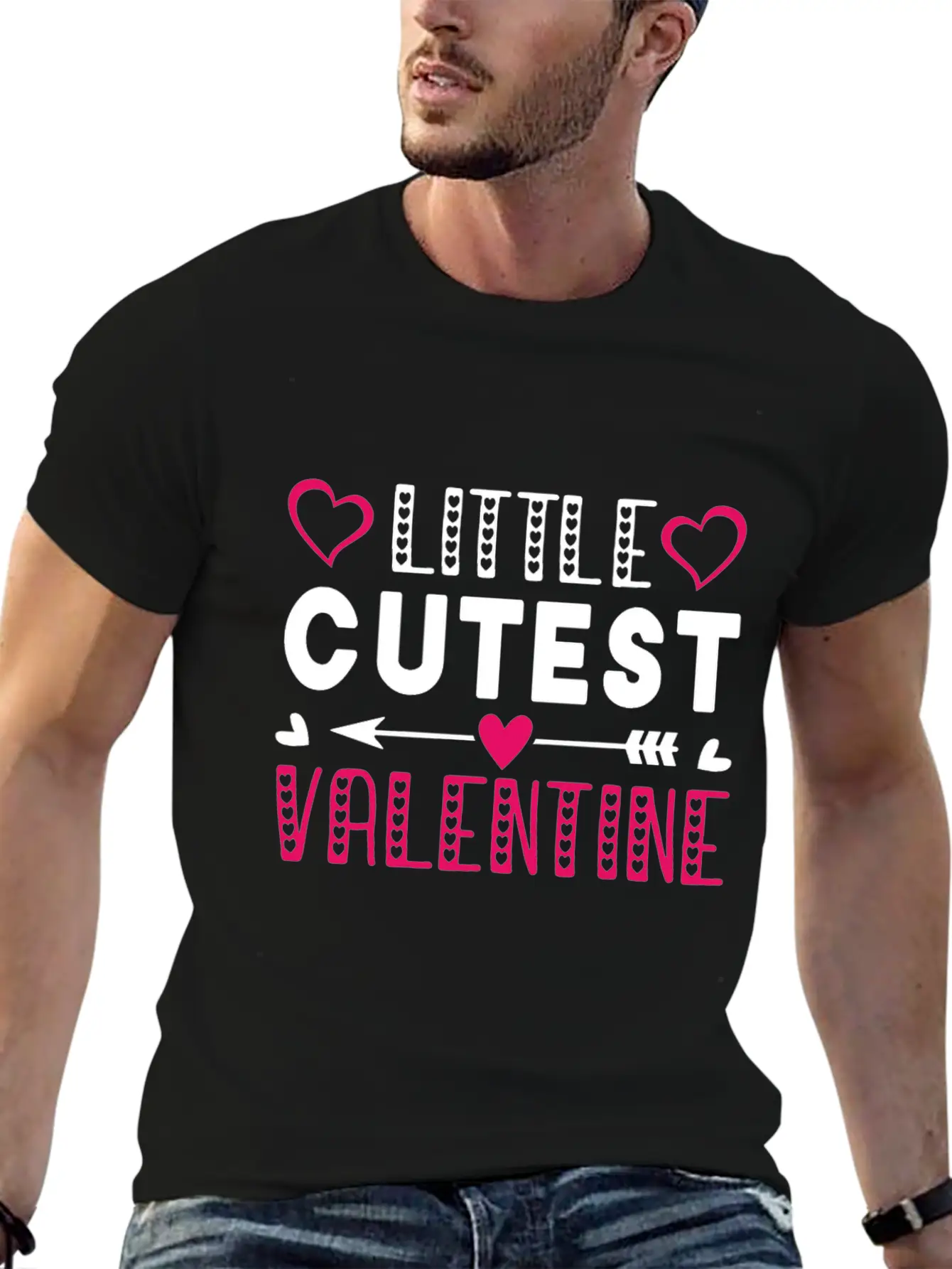 Litte Cutest Valentine Design Stylish Everyday T-Shirt – Unisex Basic Cotton Tee