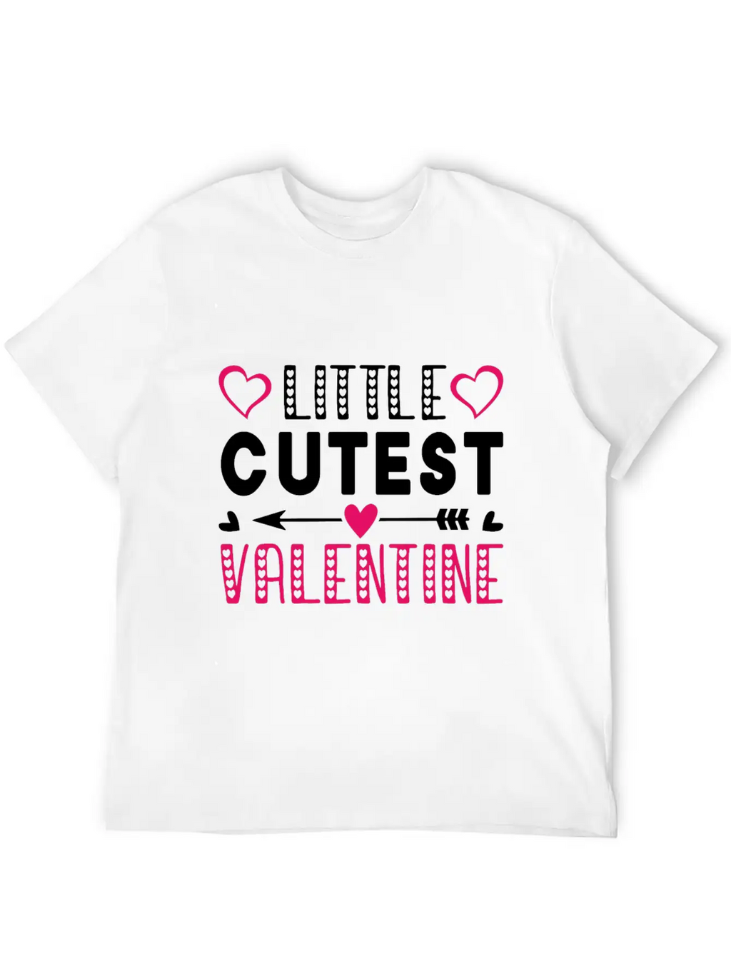 Litte Cutest Valentine Design Stylish Everyday T-Shirt – Unisex Basic Cotton Tee