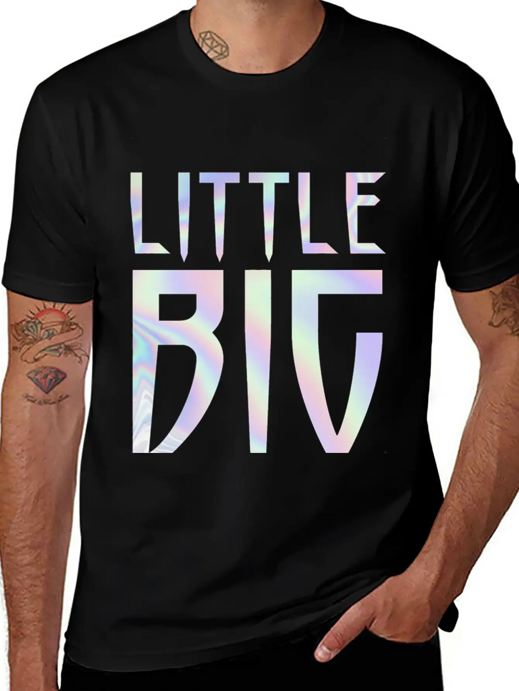 Little Big Band Logo Relaxed Everyday Tee – Lightweight And Durable Cotton