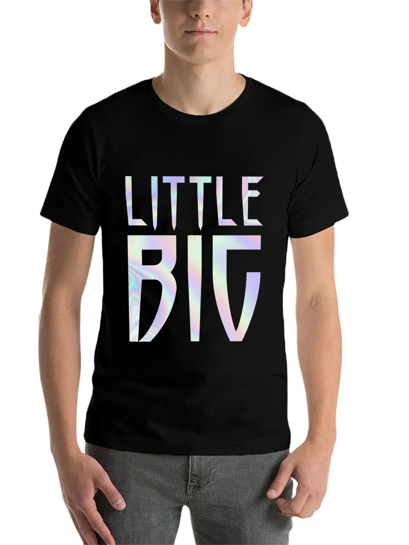 Little Big Band Logo Relaxed Everyday Tee – Lightweight And Durable Cotton