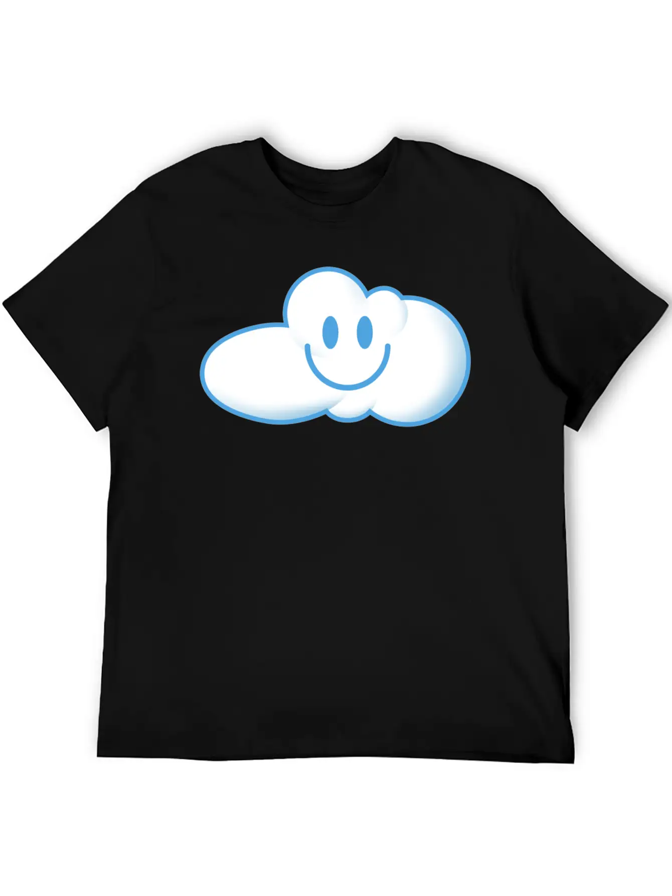 Little Cute Laughing Clouds Essential Cotton Tee For Daily Outfits – Unisex Style