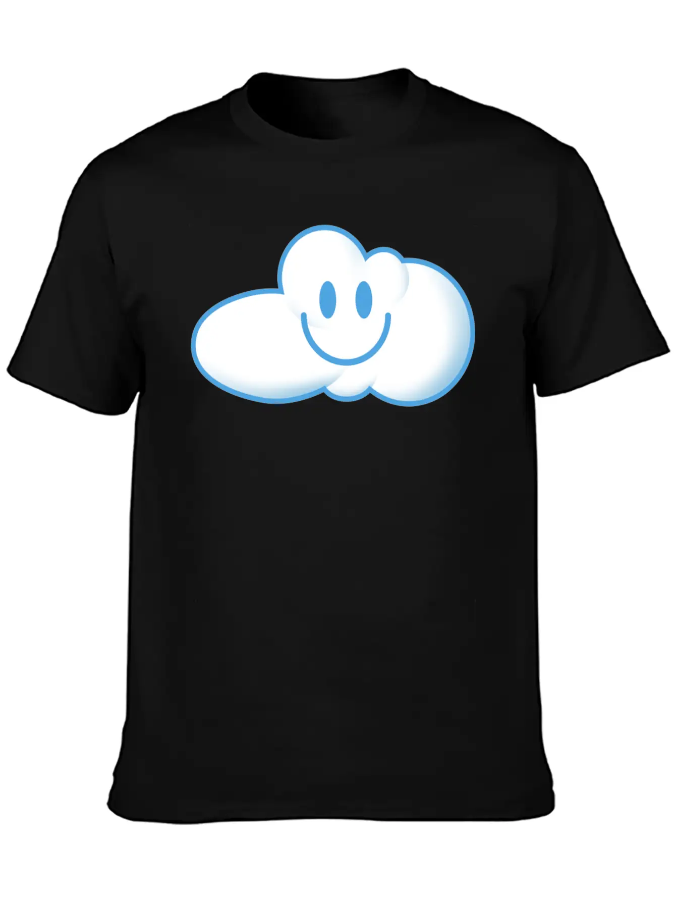 Little Cute Laughing Clouds Essential Cotton Tee For Daily Outfits – Unisex Style
