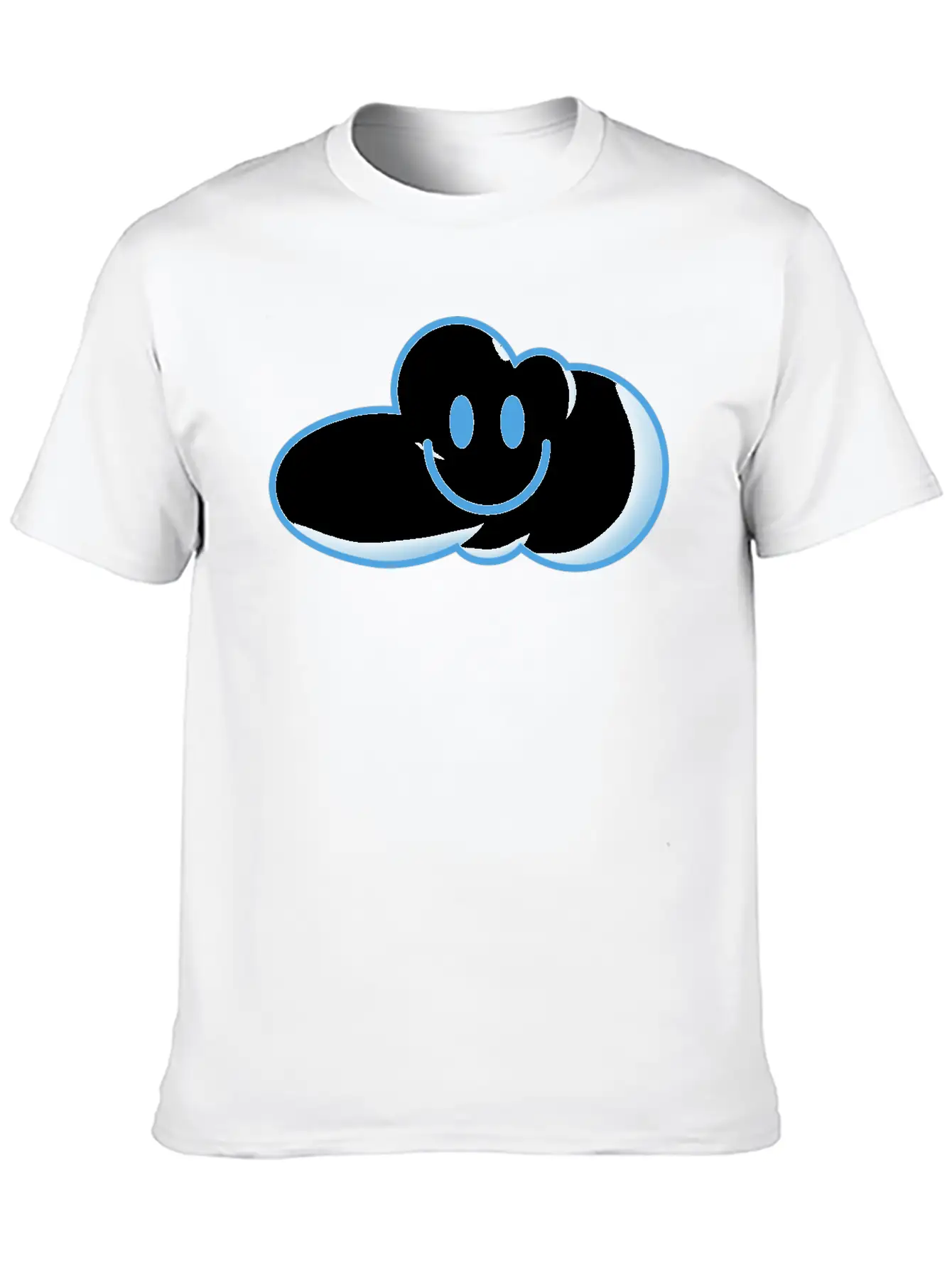 Little Cute Laughing Clouds Essential Cotton Tee For Daily Outfits – Unisex Style
