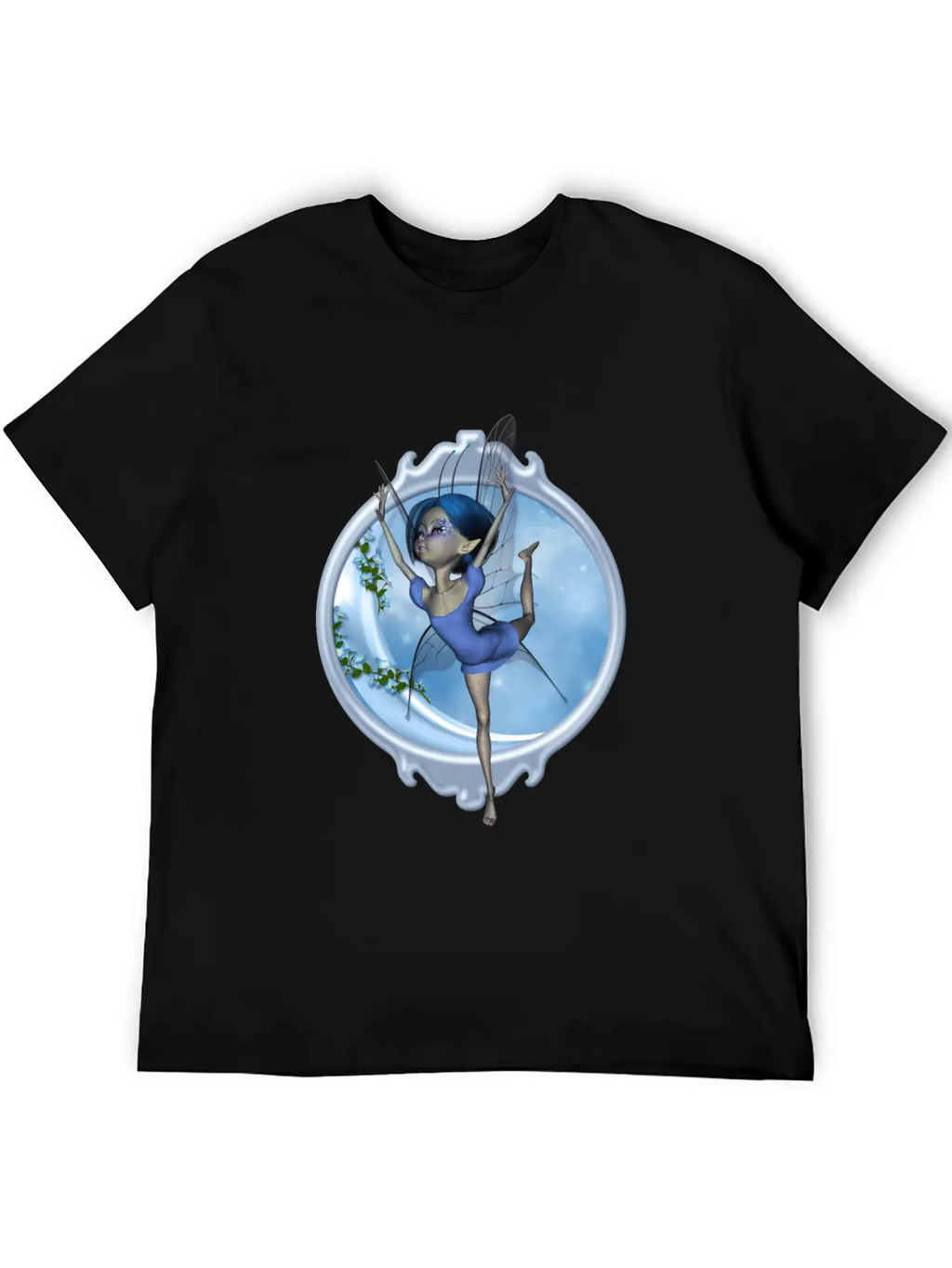 Little Fairy Dancing On The Moon Classic Cotton Tee – Unisex Comfort For Any Season