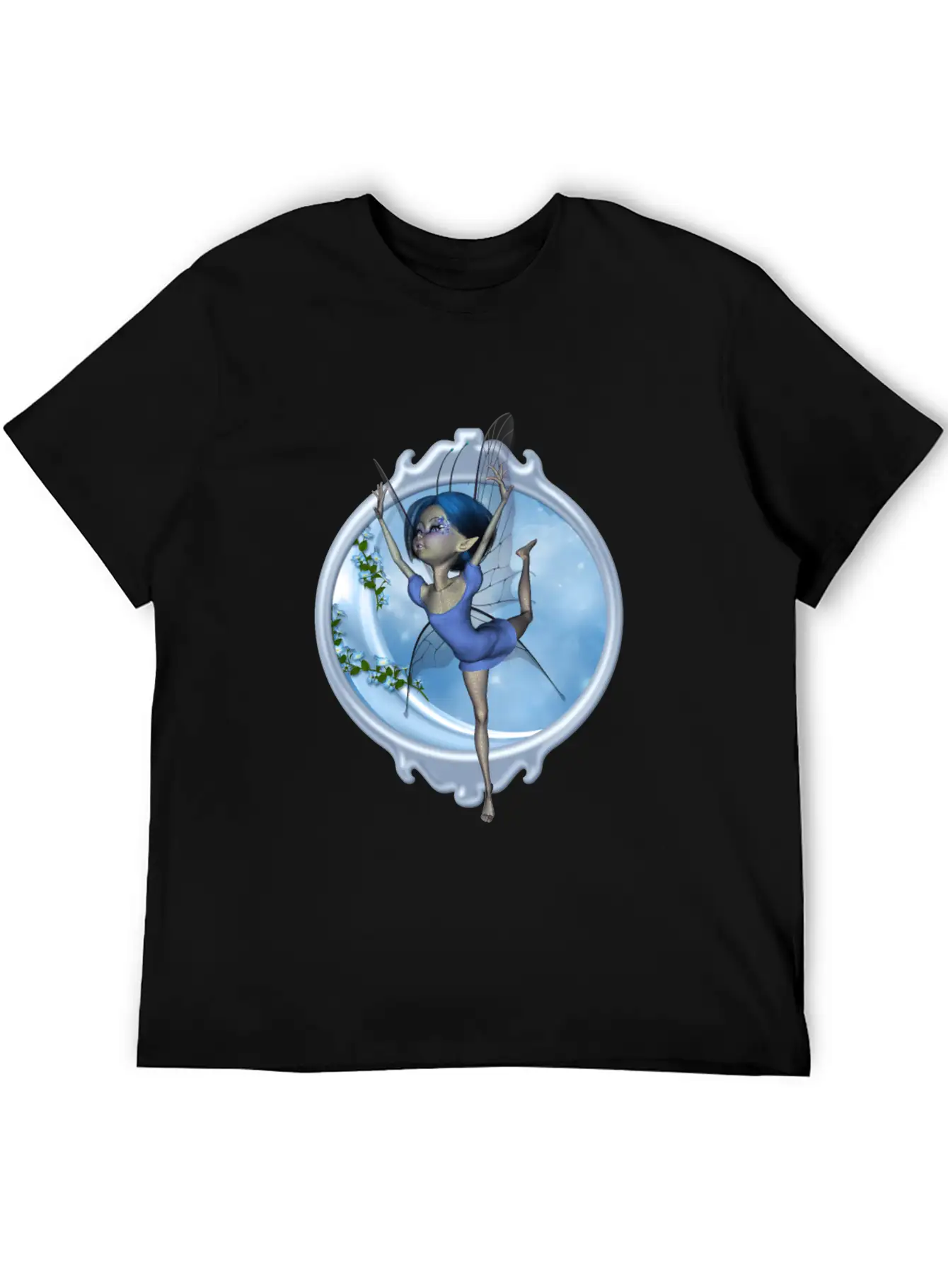 Little Fairy Dancing On The Moon Classic Cotton Tee – Unisex Comfort For Any Season