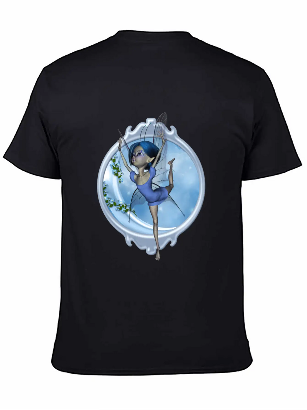 Little Fairy Dancing On The Moon Classic Cotton Tee – Unisex Comfort For Any Season