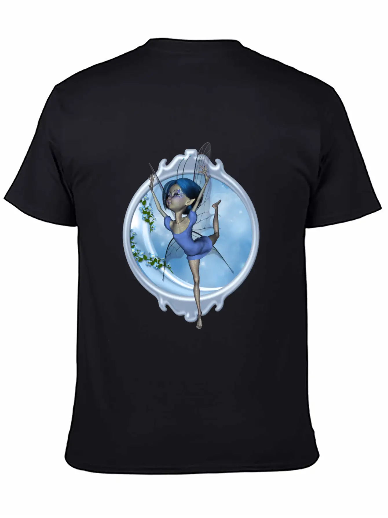 Little Fairy Dancing On The Moon Classic Cotton Tee – Unisex Comfort For Any Season