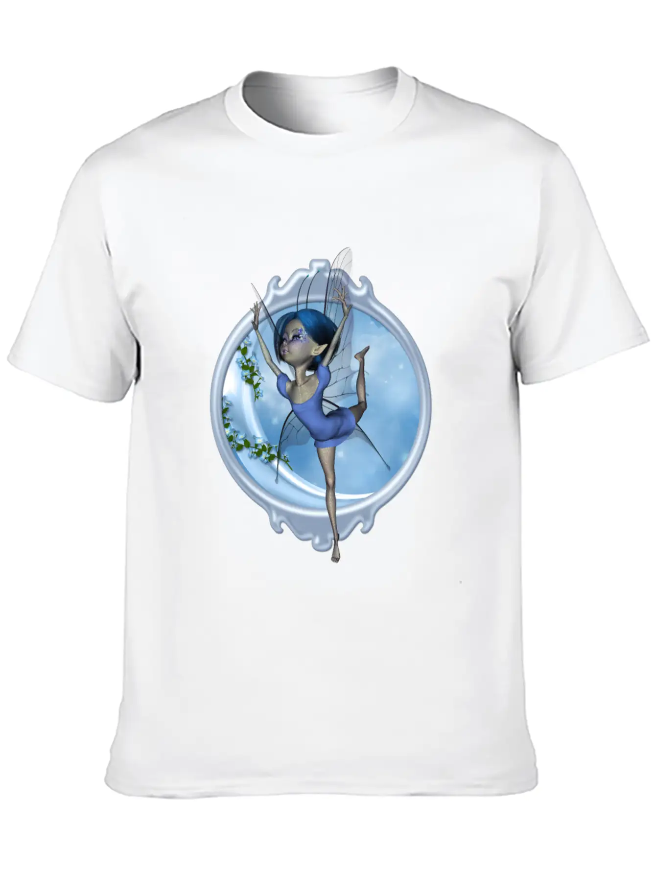 Little Fairy Dancing On The Moon Classic Cotton Tee – Unisex Comfort For Any Season