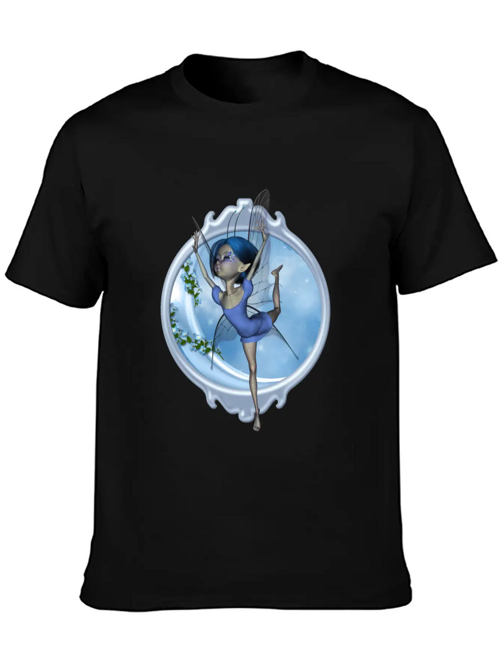 Little Fairy Dancing On The Moon Classic Cotton Tee – Unisex Comfort For Any Season