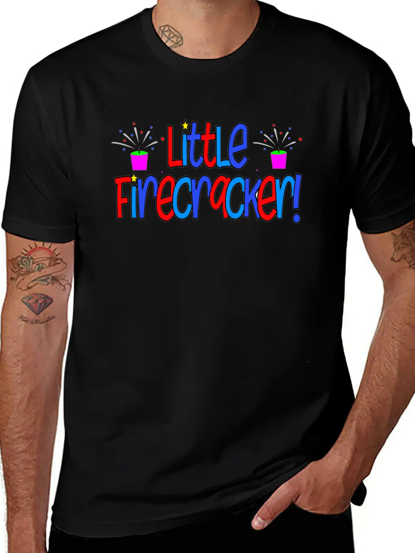 Little Fire Cracker Festival Breathable Soft Cotton T-Shirt – Timeless Casual Look