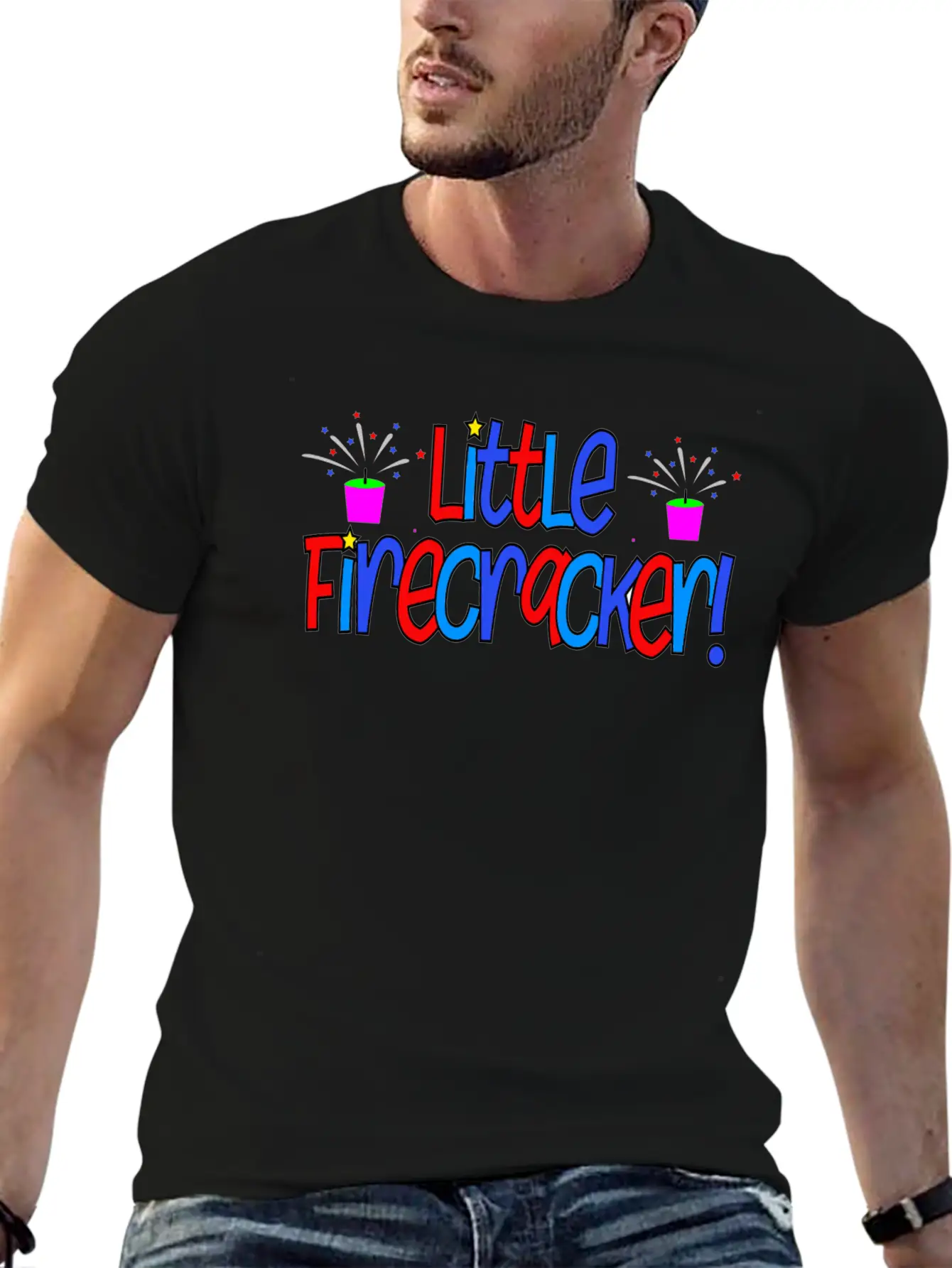 Little Fire Cracker Festival Breathable Soft Cotton T-Shirt – Timeless Casual Look