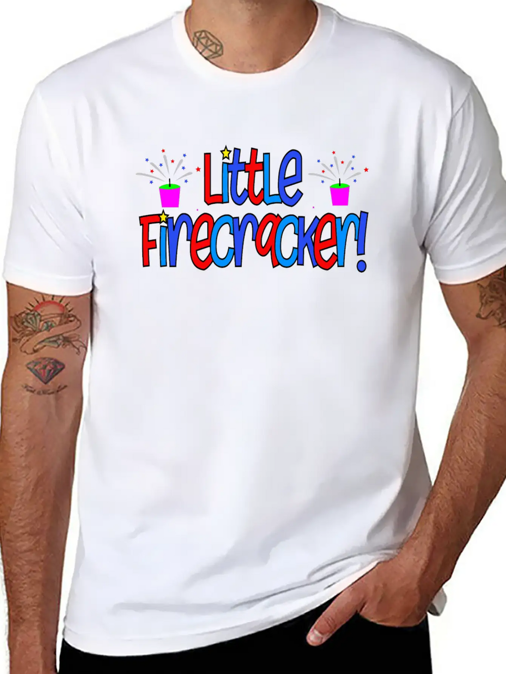 Little Fire Cracker Festival Breathable Soft Cotton T-Shirt – Timeless Casual Look