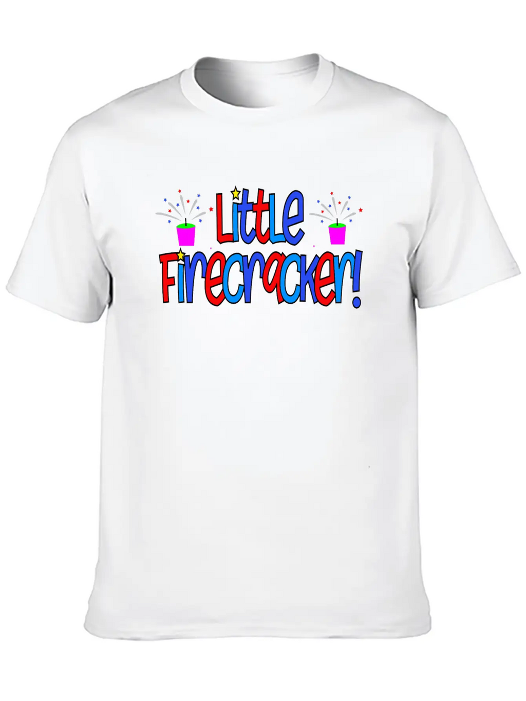Little Fire Cracker Festival Breathable Soft Cotton T-Shirt – Timeless Casual Look