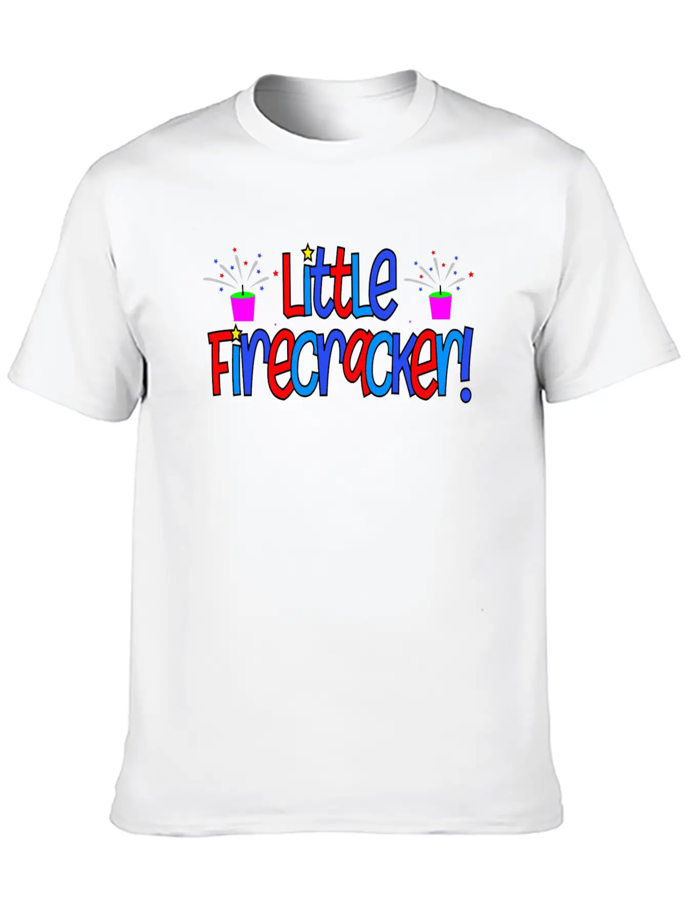 Little Fire Cracker Festival Breathable Soft Cotton T-Shirt – Timeless Casual Look