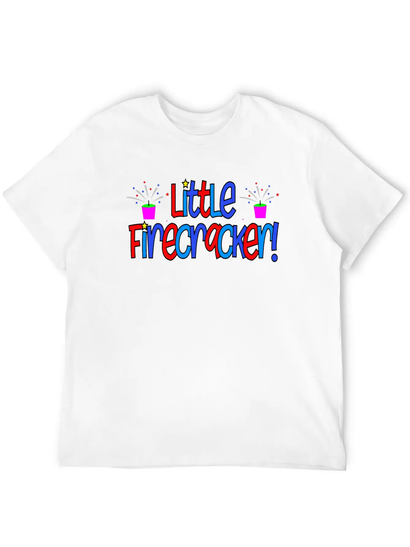 Little Fire Cracker Festival Breathable Soft Cotton T-Shirt – Timeless Casual Look