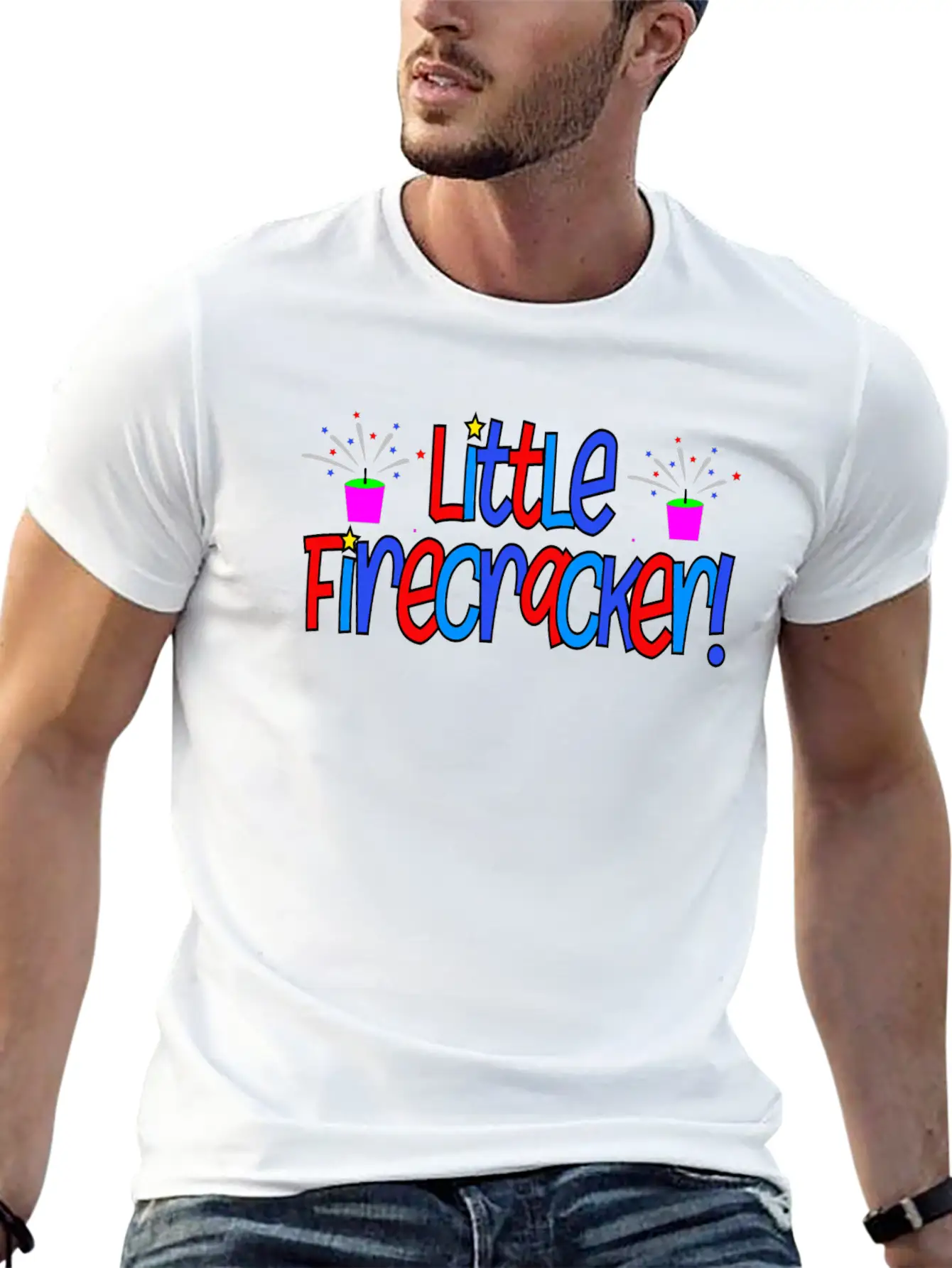 Little Fire Cracker Festival Breathable Soft Cotton T-Shirt – Timeless Casual Look