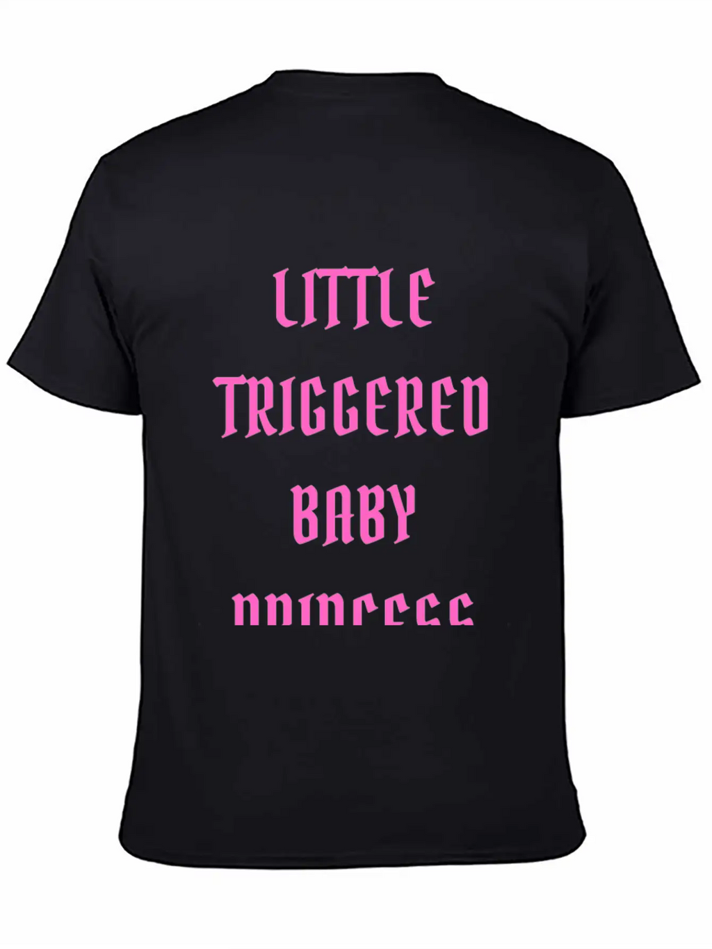 Little Triggered Baby Princess Classic Cotton Tee – Unisex Comfort For Any Season