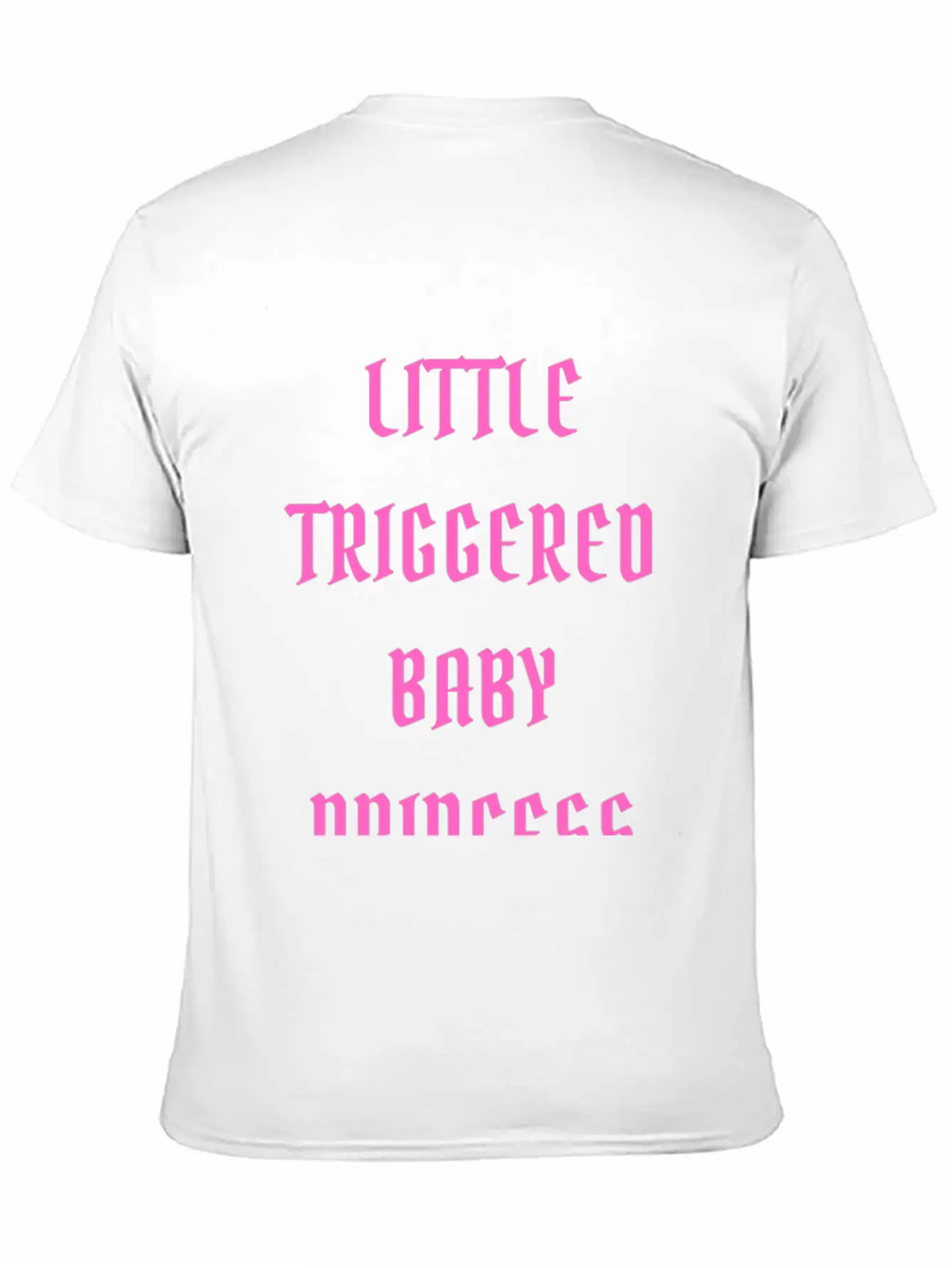 Little Triggered Baby Princess Classic Cotton Tee – Unisex Comfort For Any Season