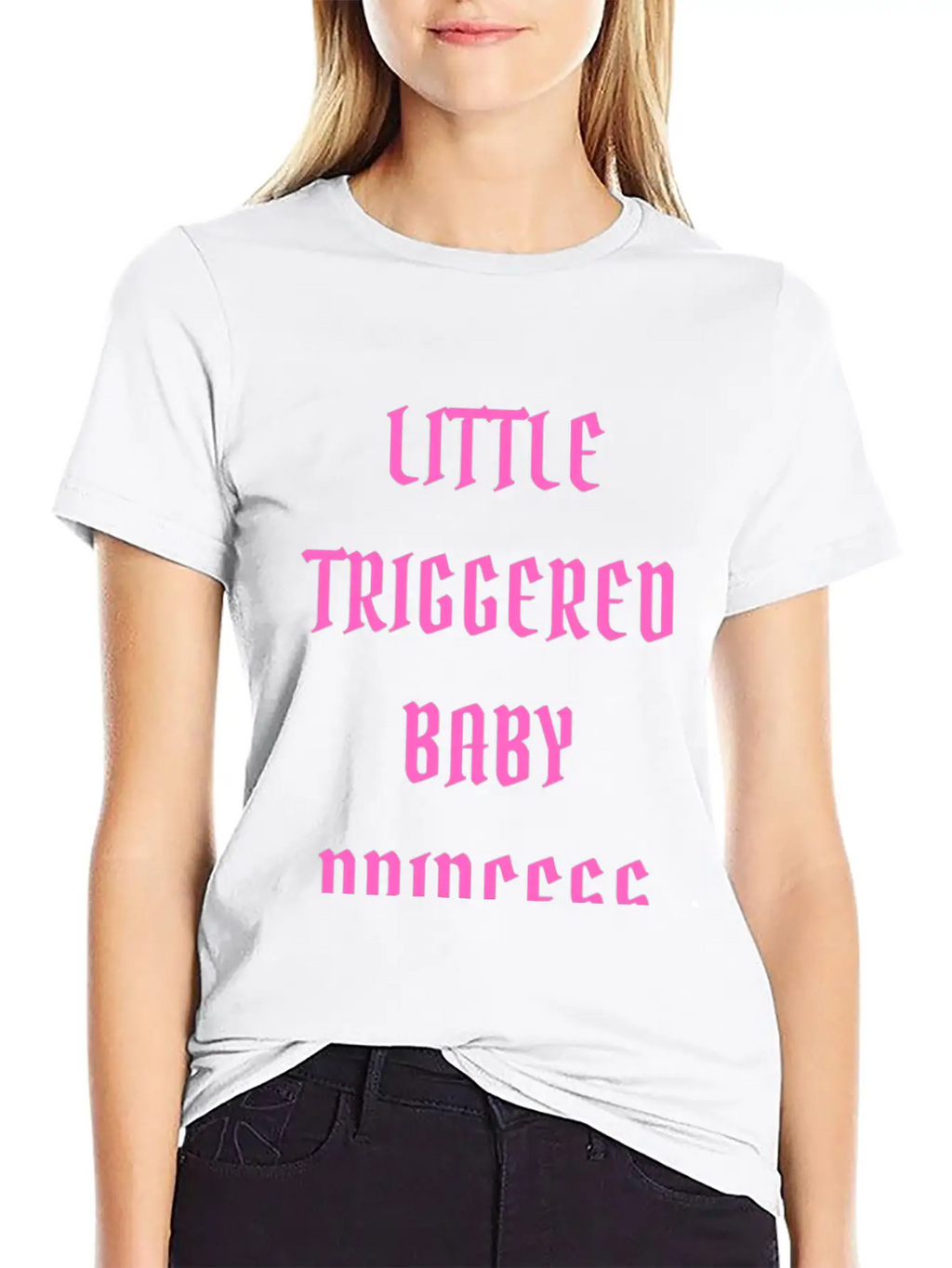 Little Triggered Baby Princess Classic Cotton Tee – Unisex Comfort For Any Season