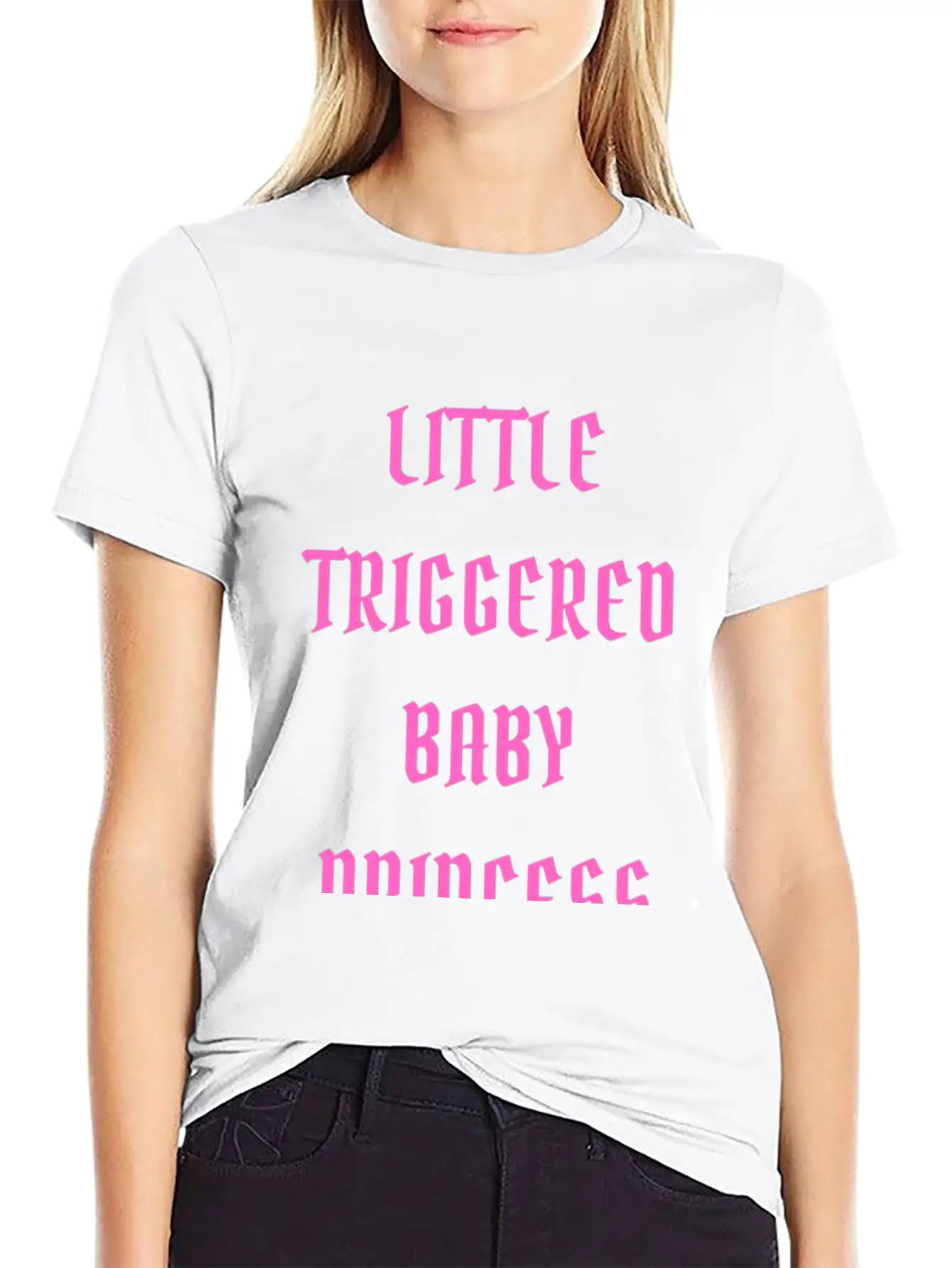Little Triggered Baby Princess Classic Cotton Tee – Unisex Comfort For Any Season
