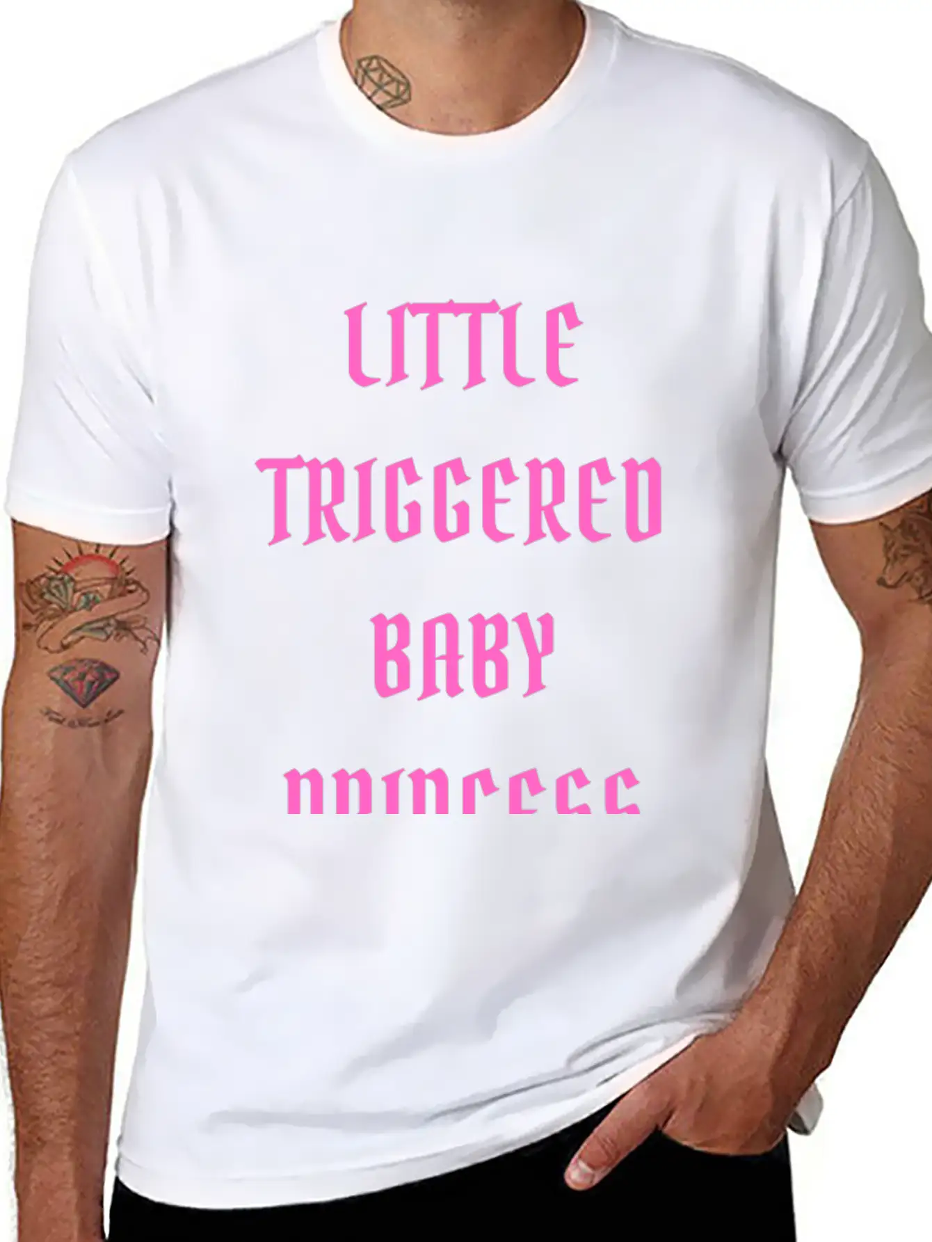 Little Triggered Baby Princess Classic Cotton Tee – Unisex Comfort For Any Season