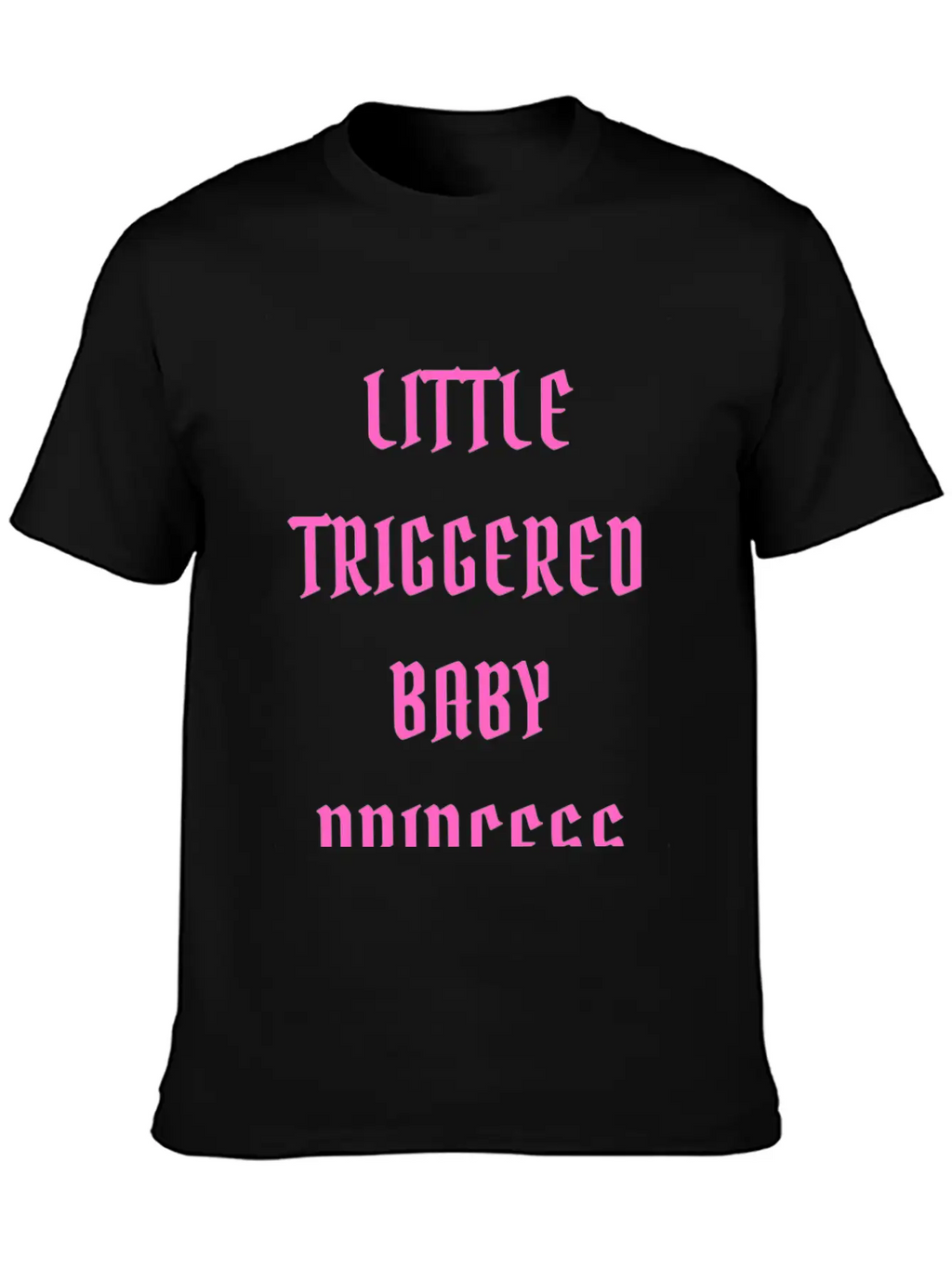 Little Triggered Baby Princess Classic Cotton Tee – Unisex Comfort For Any Season