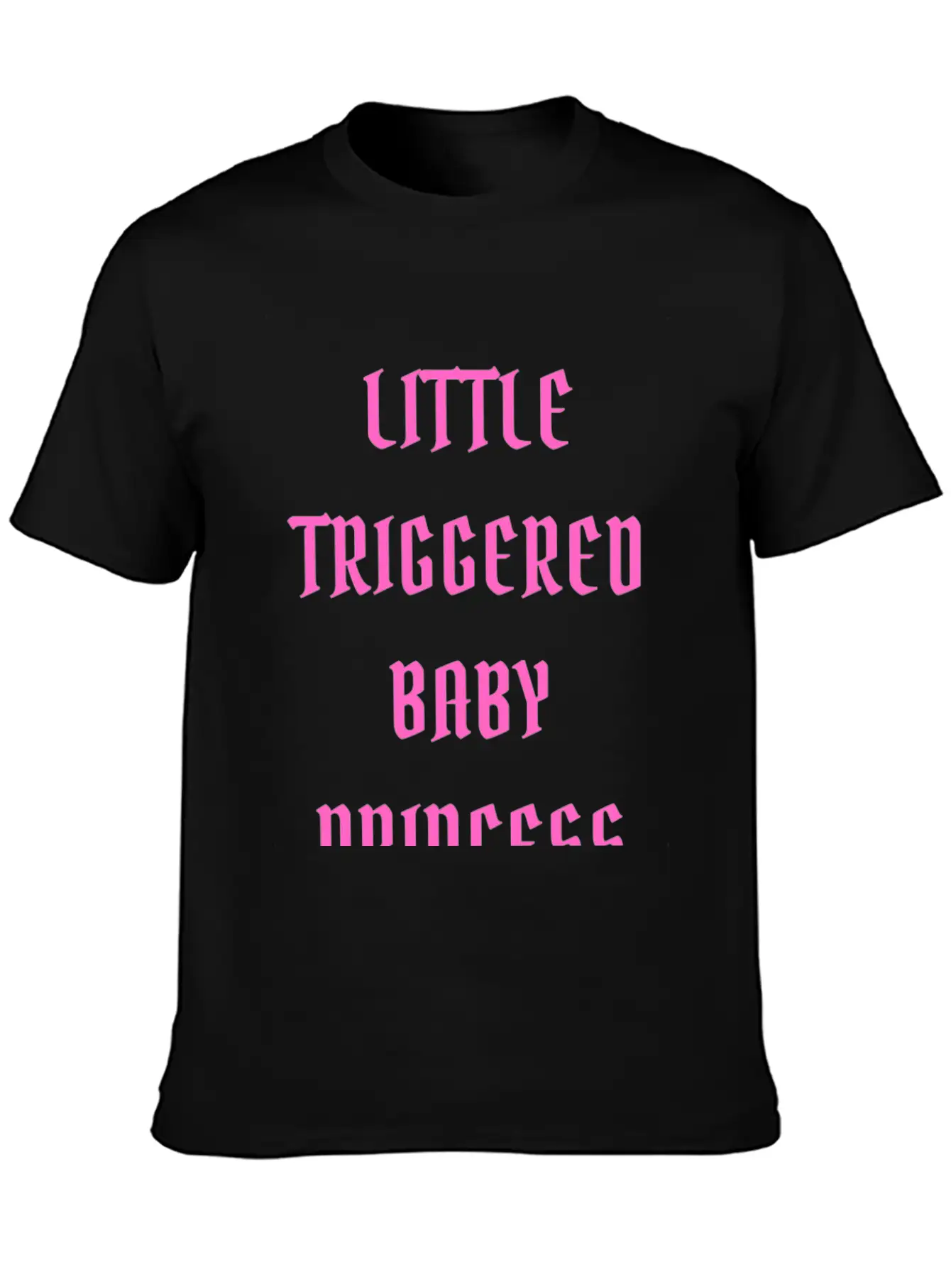 Little Triggered Baby Princess Classic Cotton Tee – Unisex Comfort For Any Season