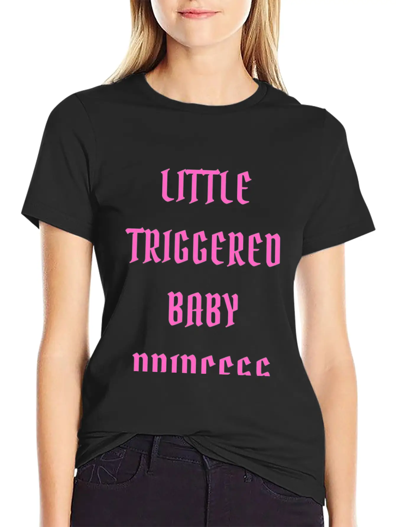 Little Triggered Baby Princess Classic Cotton Tee – Unisex Comfort For Any Season
