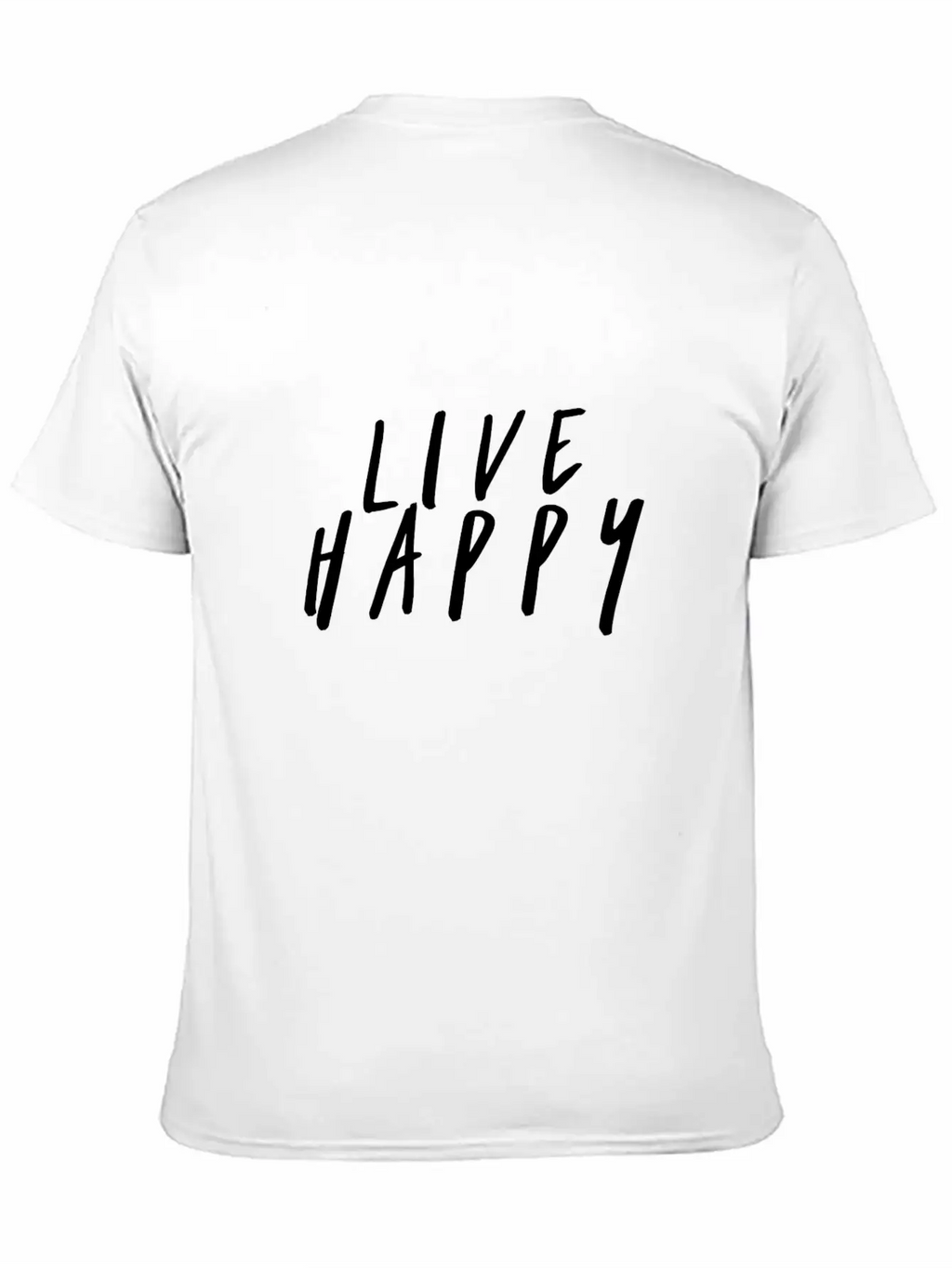 Live Happy Unisex Casual T-Shirt – Clean Design For Daily Comfort