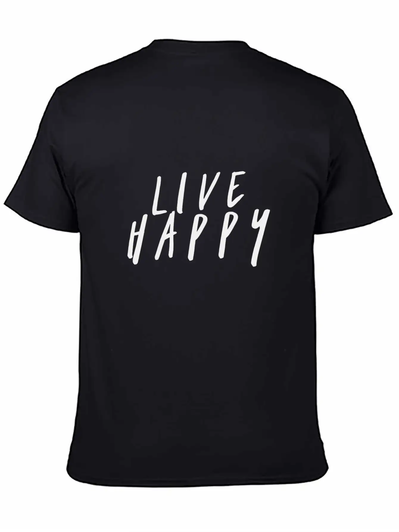 Live Happy Unisex Casual T-Shirt – Clean Design For Daily Comfort