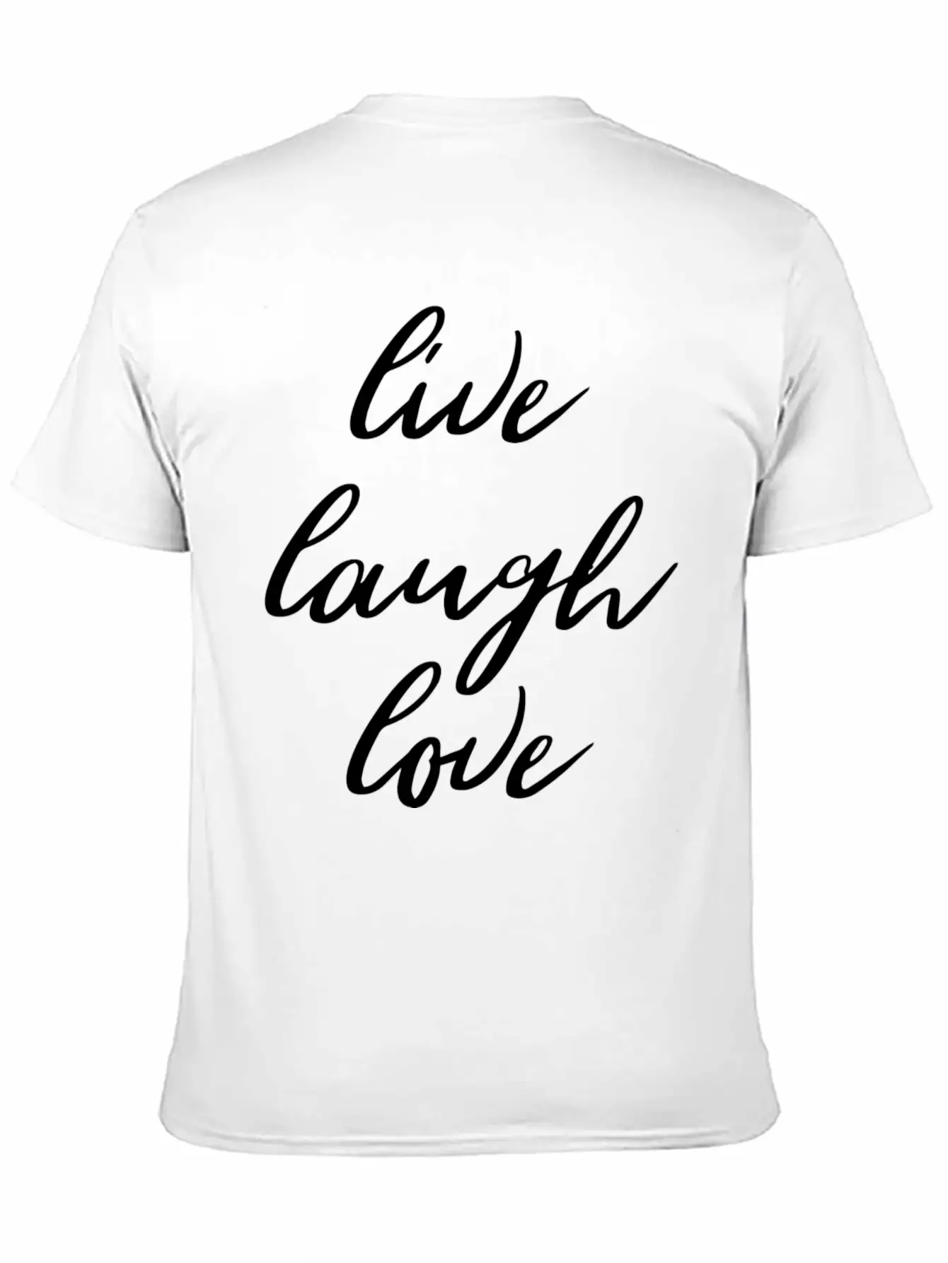 Live Laugh Love Motivation Goals Positivity Breathable Graphic T-Shirt – Perfect For Casual Days