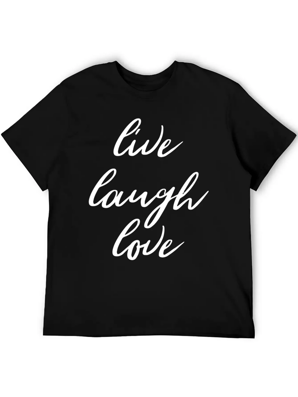 Live Laugh Love Motivation Goals Positivity Breathable Graphic T-Shirt – Perfect For Casual Days