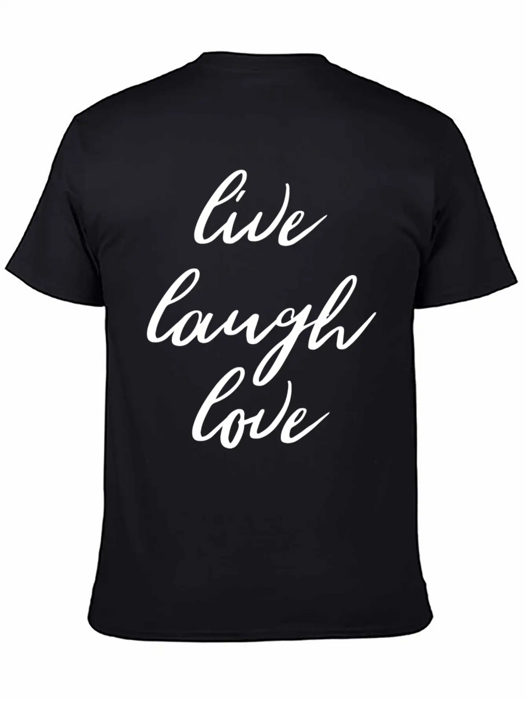 Live Laugh Love Motivation Goals Positivity Breathable Graphic T-Shirt – Perfect For Casual Days