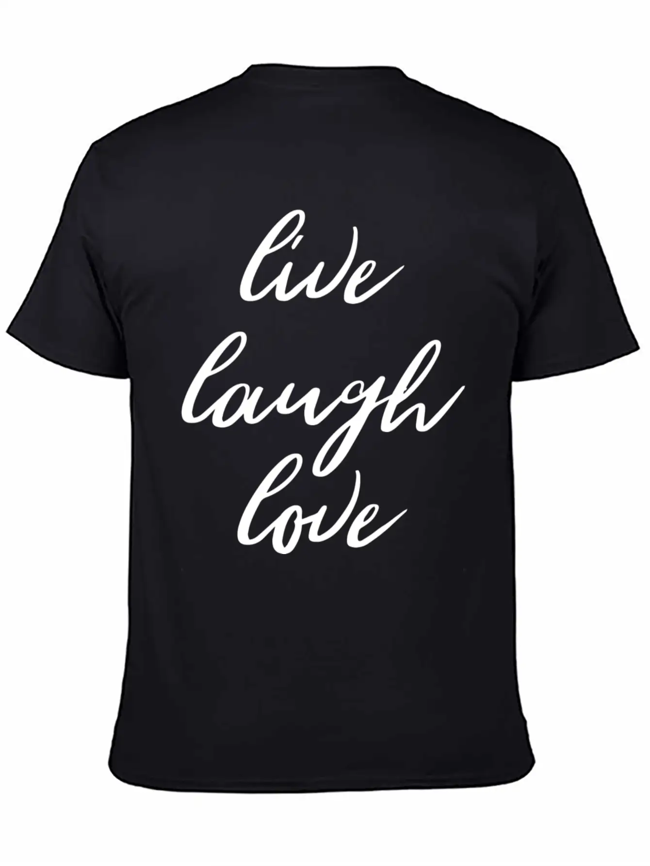 Live Laugh Love Motivation Goals Positivity Breathable Graphic T-Shirt – Perfect For Casual Days