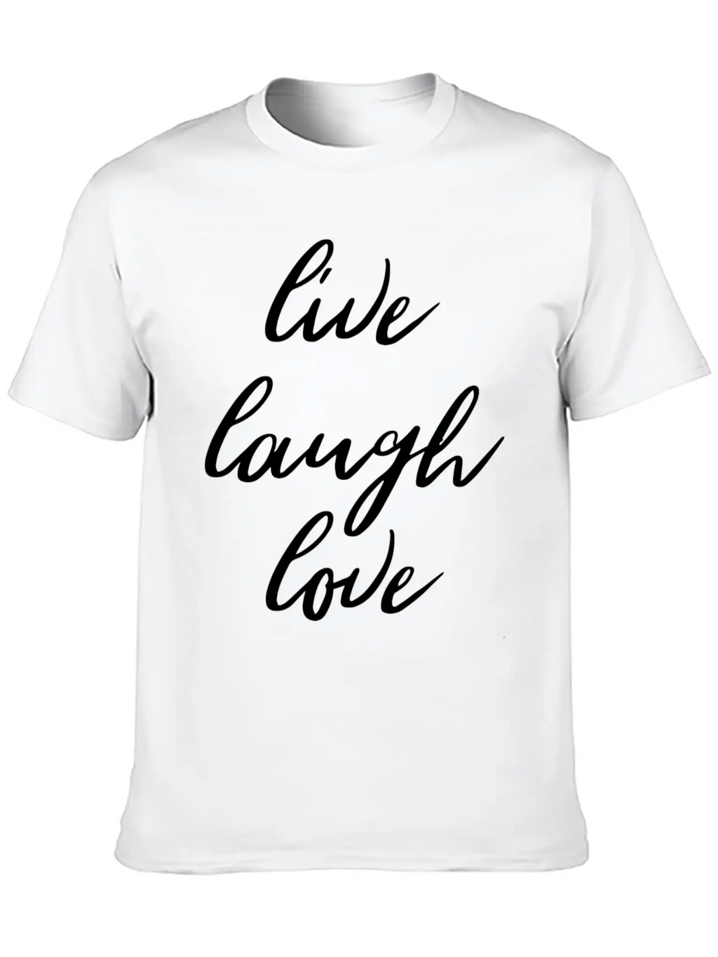 Live Laugh Love Motivation Goals Positivity Breathable Graphic T-Shirt – Perfect For Casual Days