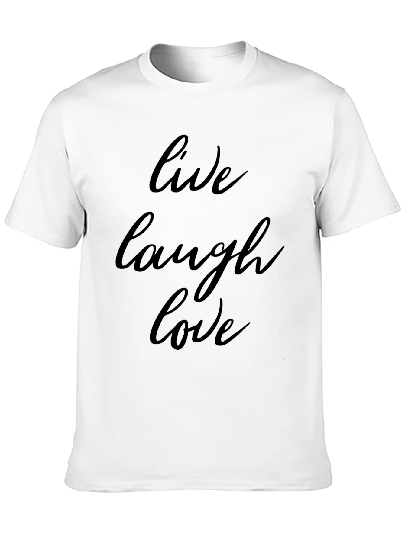 Live Laugh Love Motivation Goals Positivity Breathable Graphic T-Shirt – Perfect For Casual Days