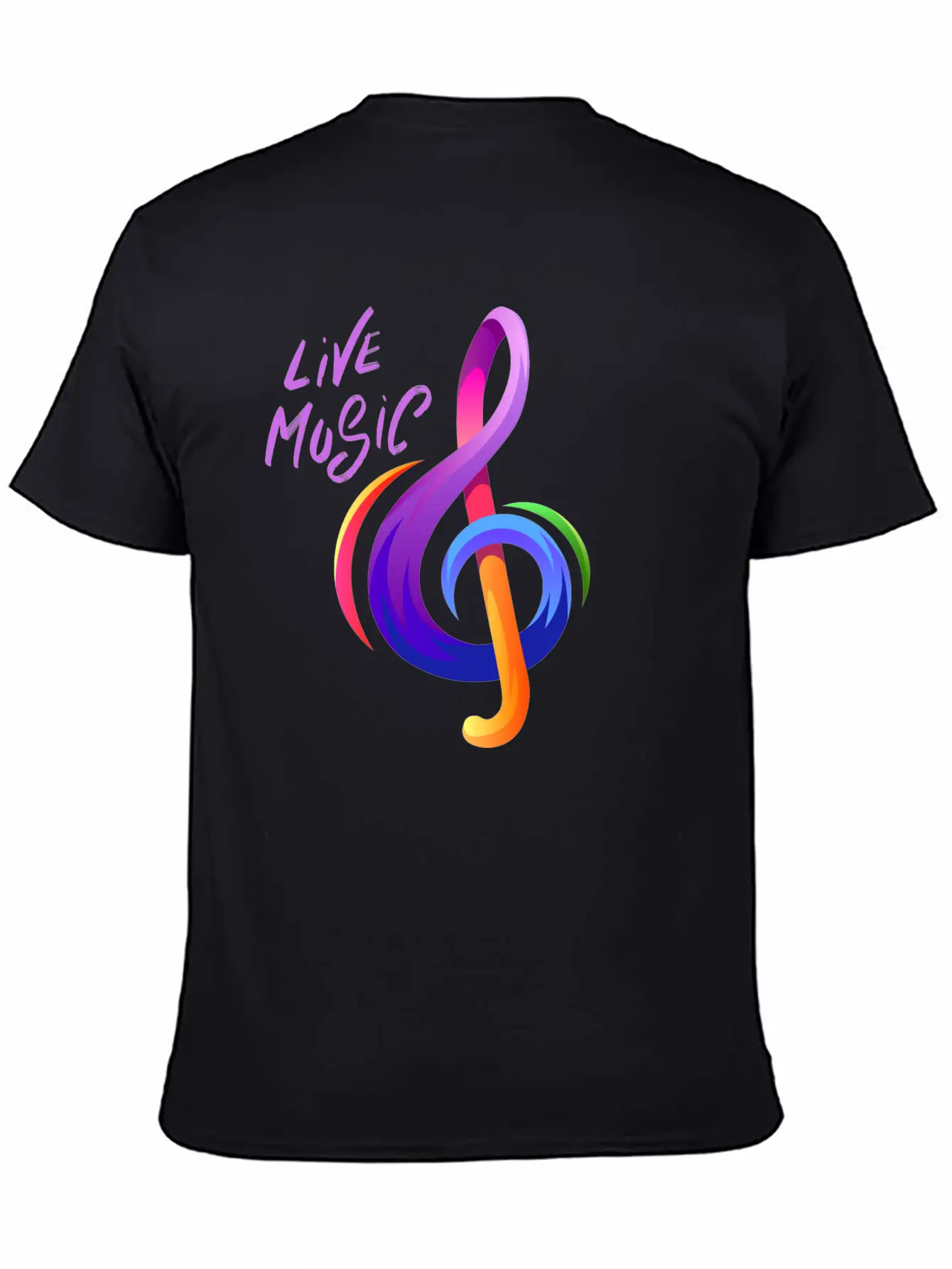 Live Music Music And Arts T Shirt Basic Graphic T-Shirt – Daily Comfort In Soft Cotton