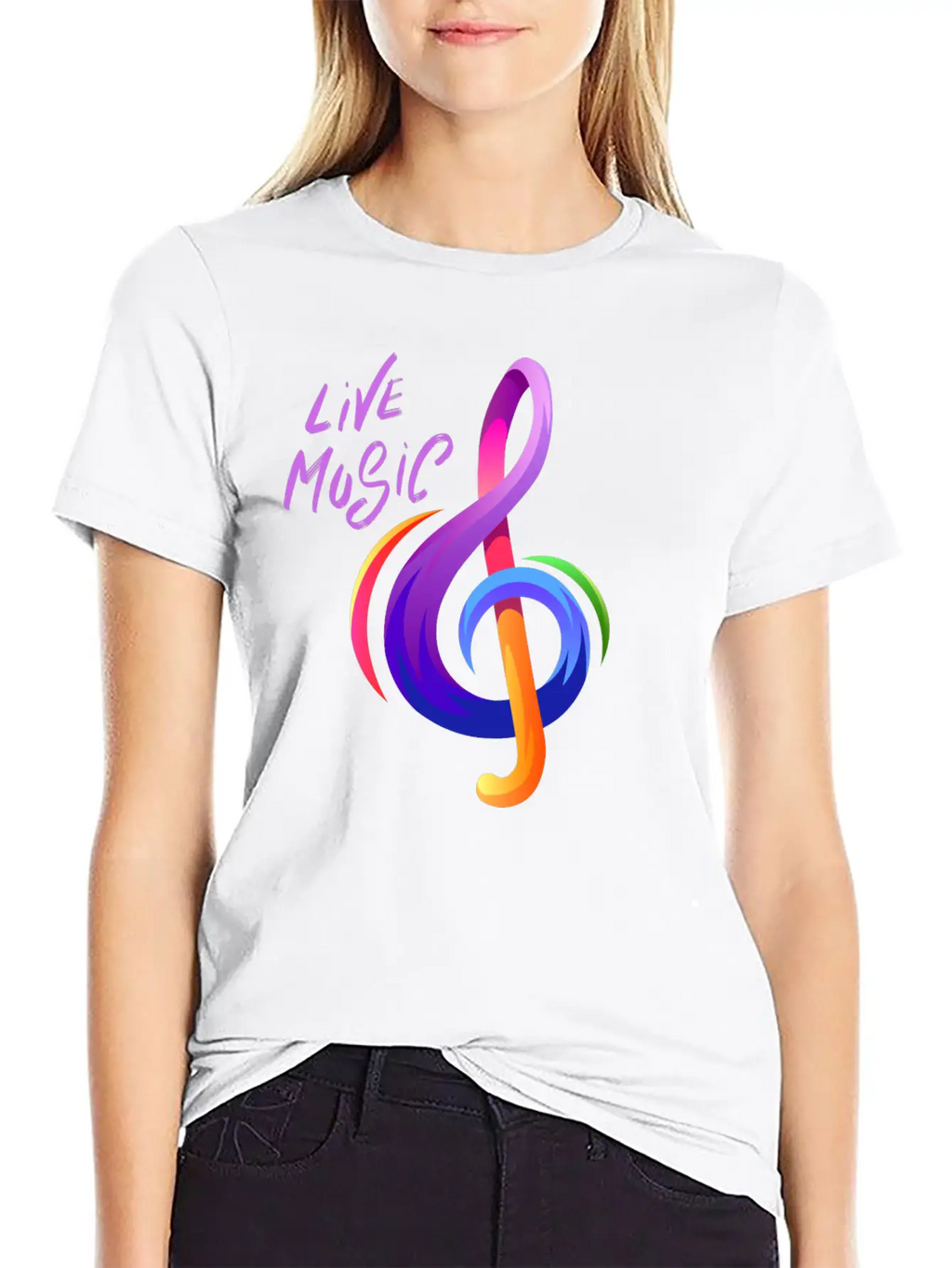 Live Music Music And Arts T Shirt Basic Graphic T-Shirt – Daily Comfort In Soft Cotton