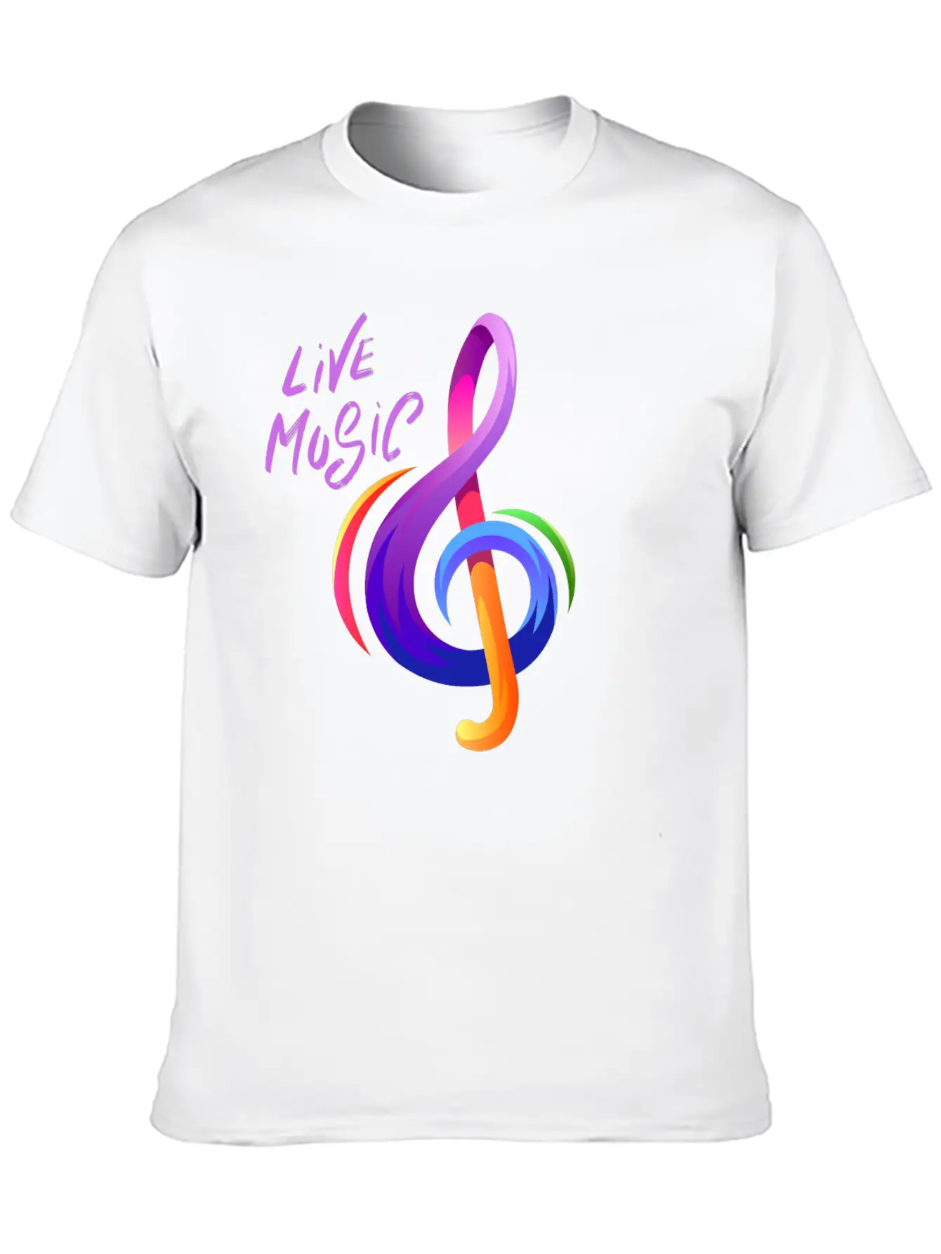 Live Music Music And Arts T Shirt Basic Graphic T-Shirt – Daily Comfort In Soft Cotton